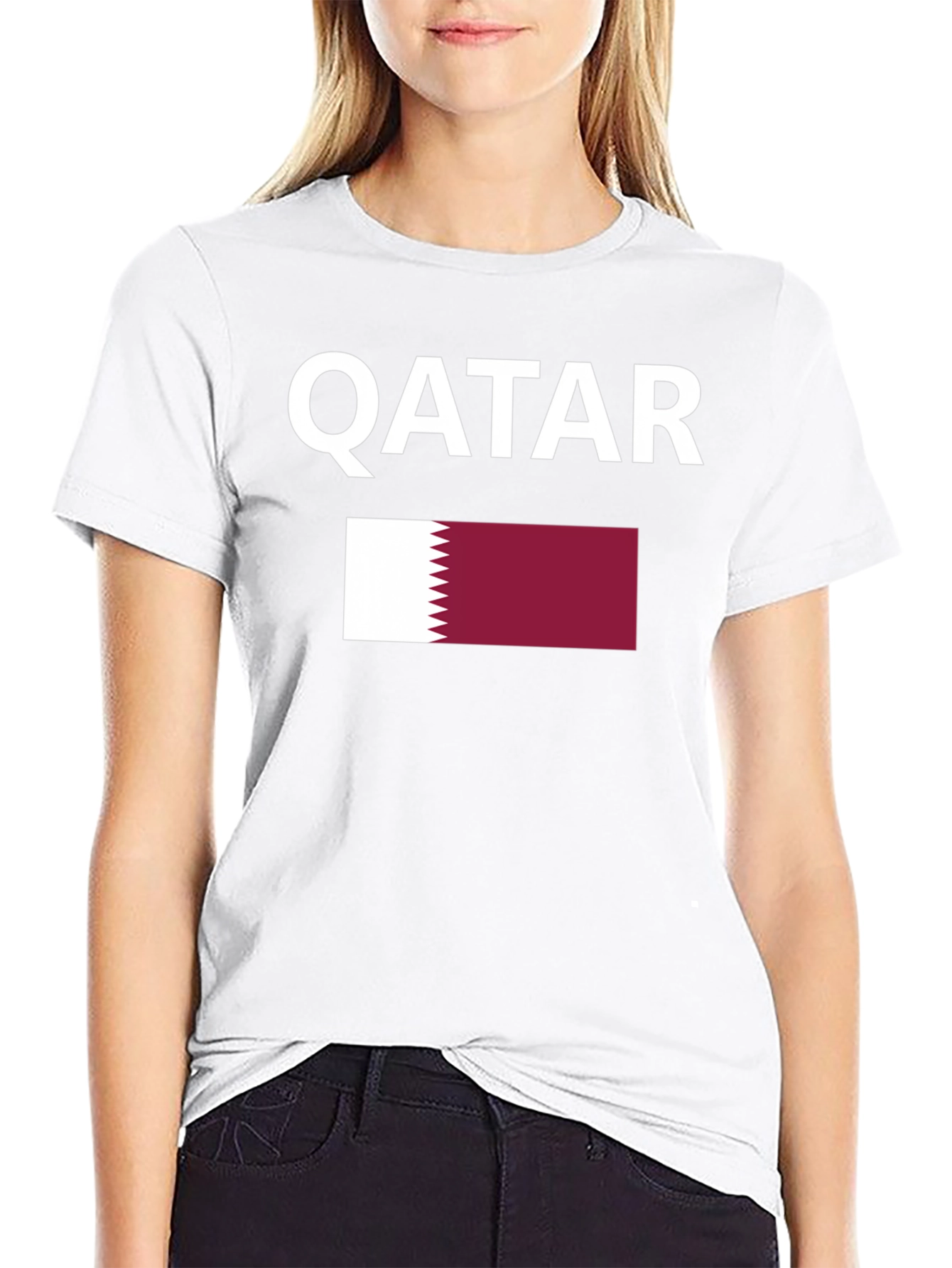 Qatar Flag T-Shirt - National Pride Tee