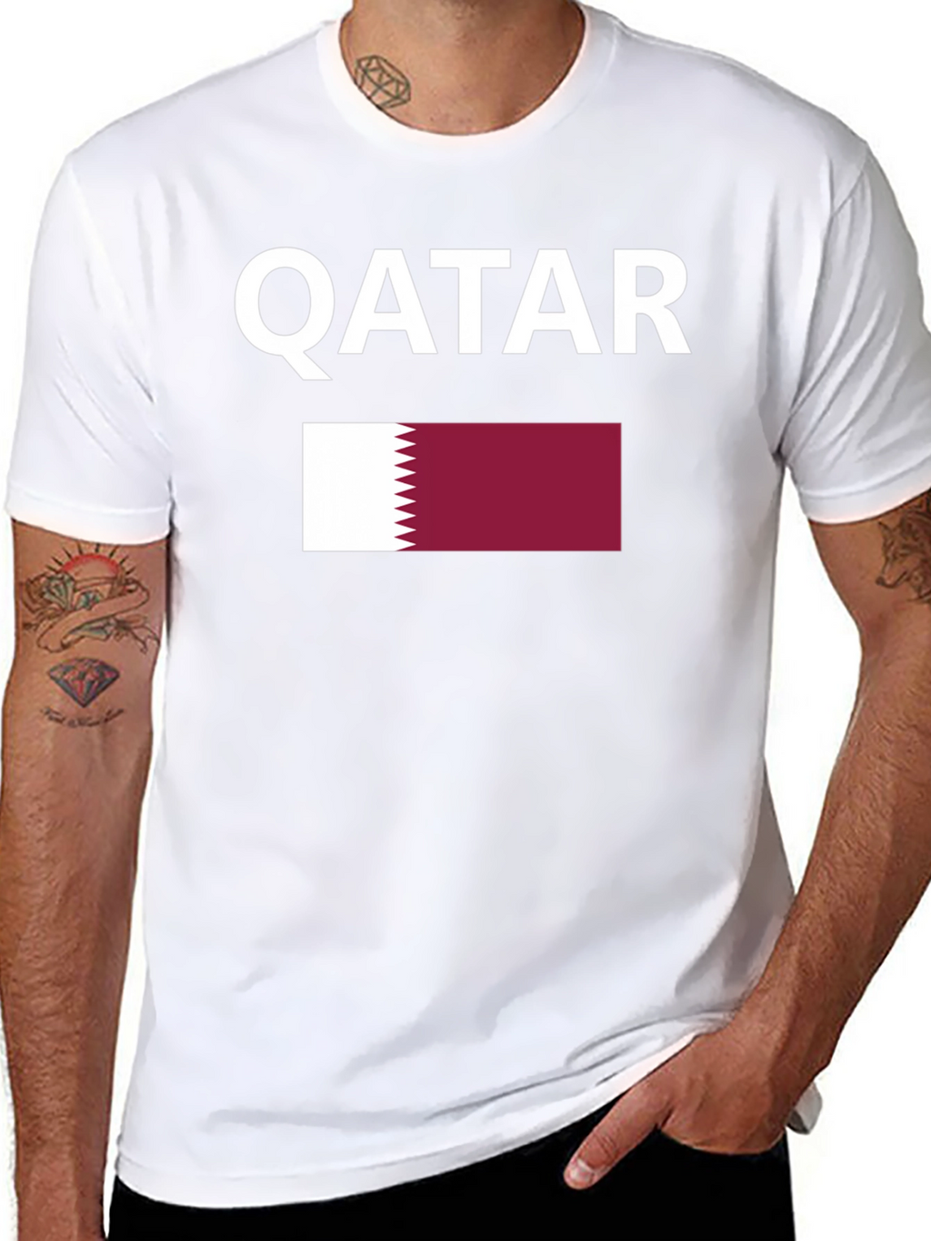 Qatar Flag T-Shirt - National Pride Tee