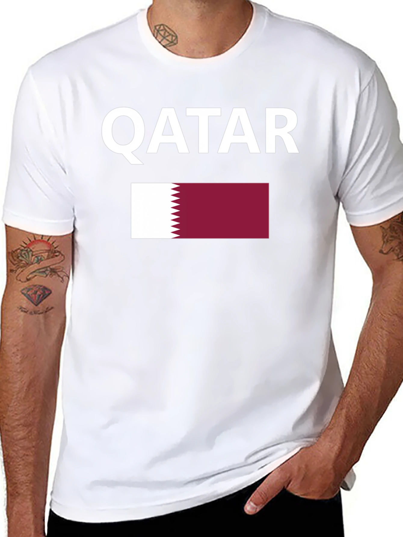 Qatar Flag T-Shirt - National Pride Tee