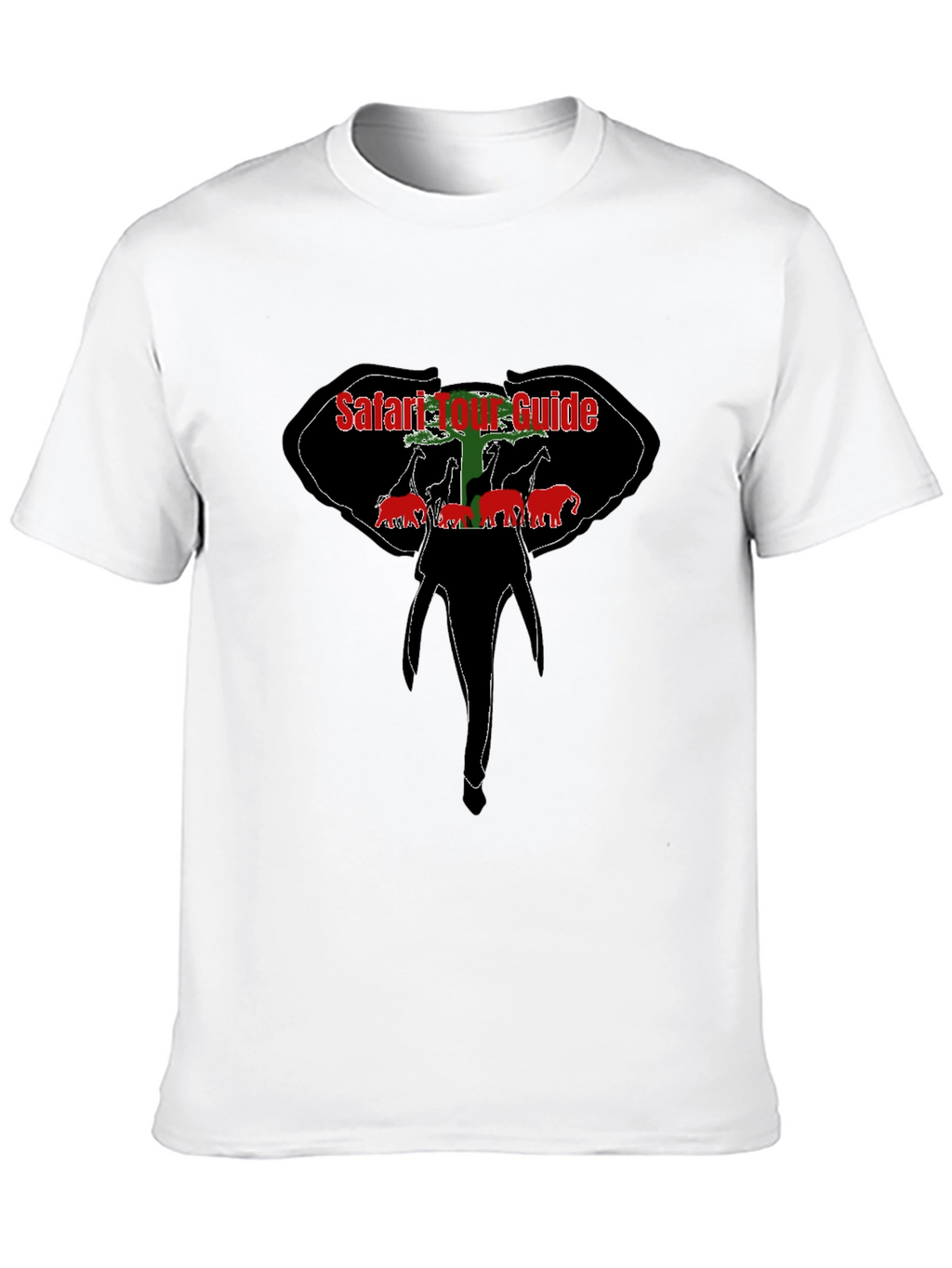 Safari Tour Guide Black T-Shirt