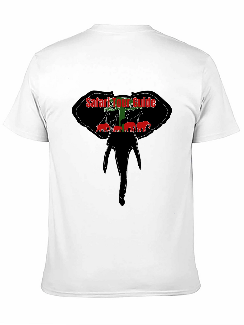 Safari Tour Guide Black T-Shirt