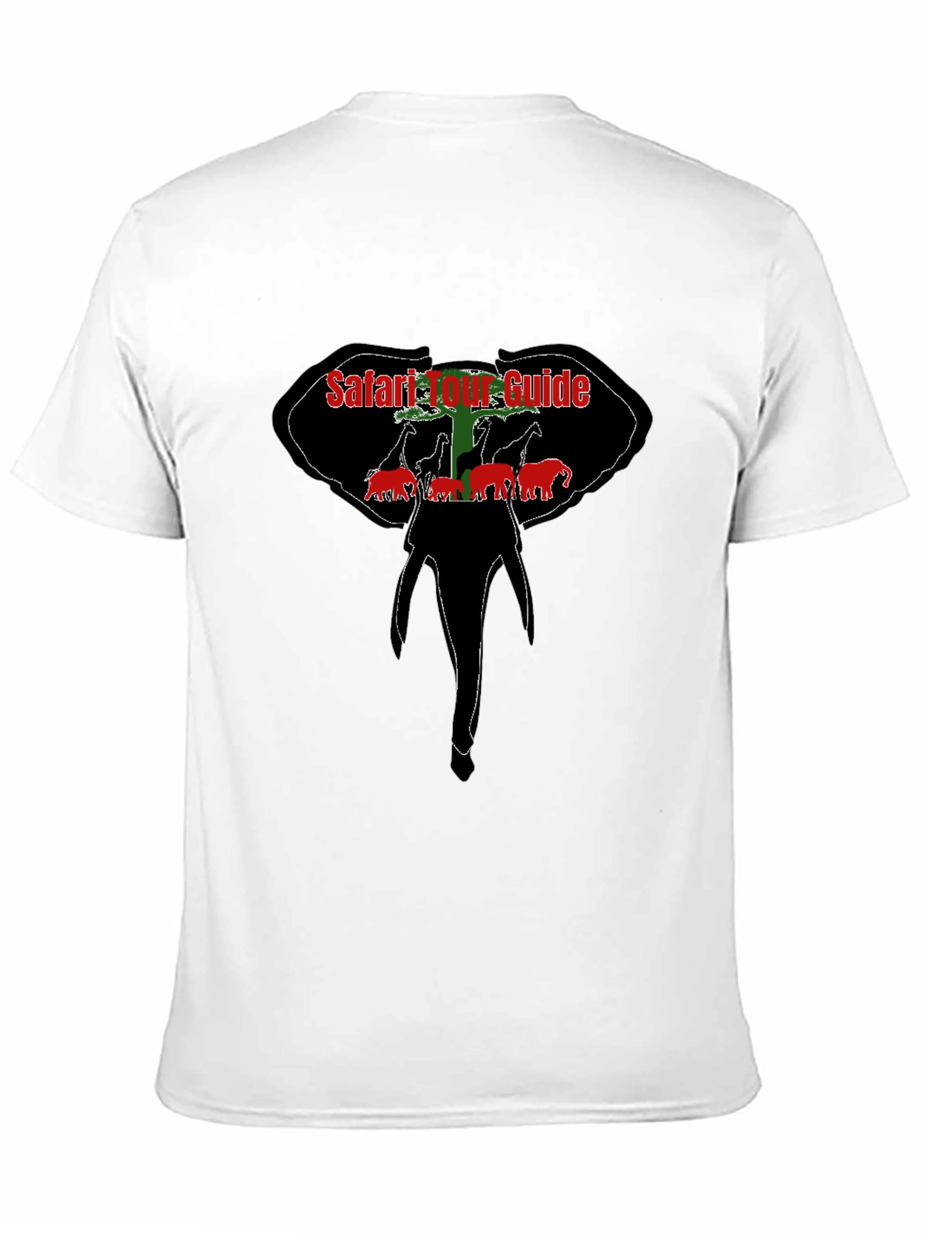 Safari Tour Guide Black T-Shirt