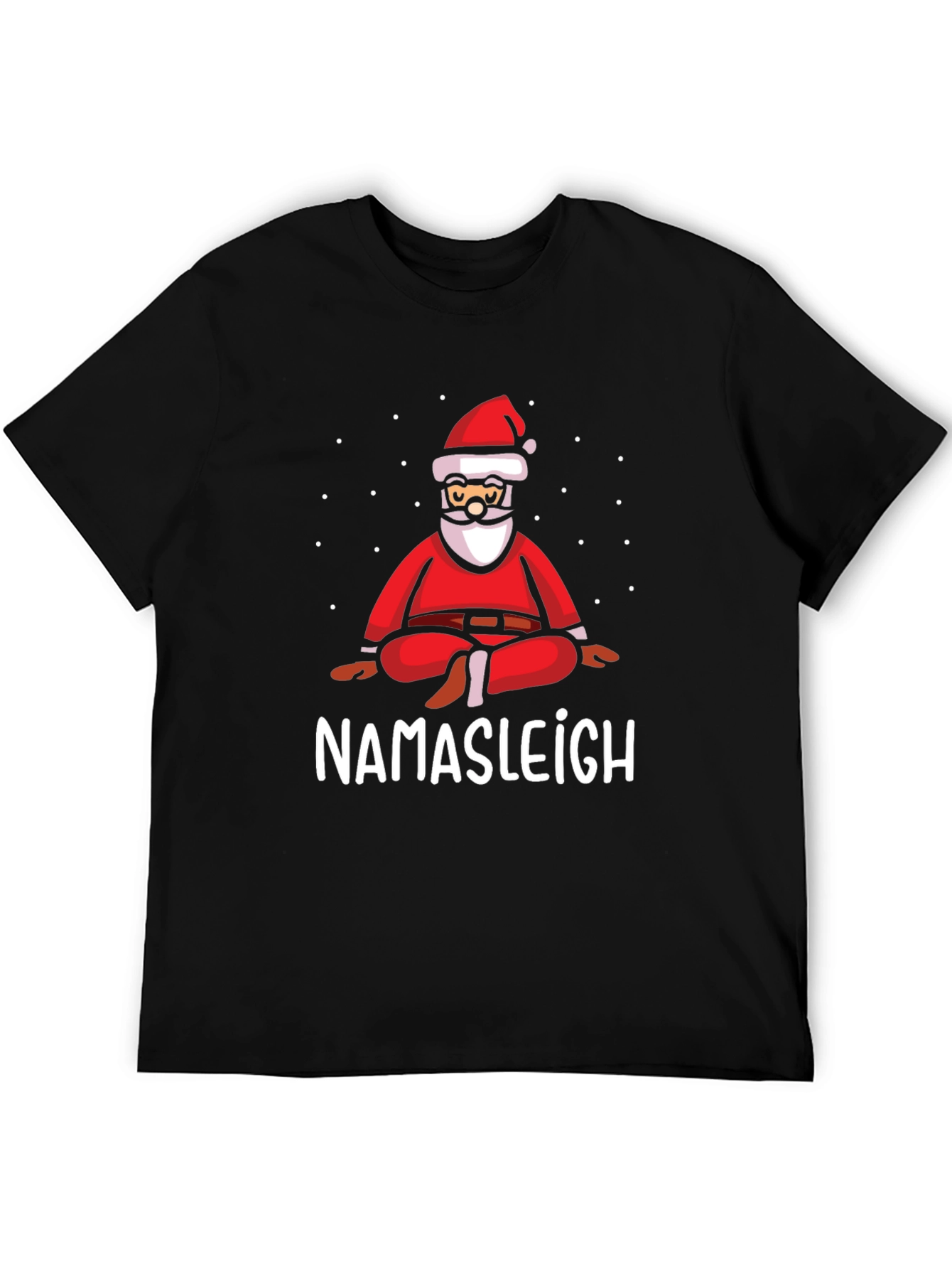 Namaste Santa T-Shirt - Meditating Holiday Cheer