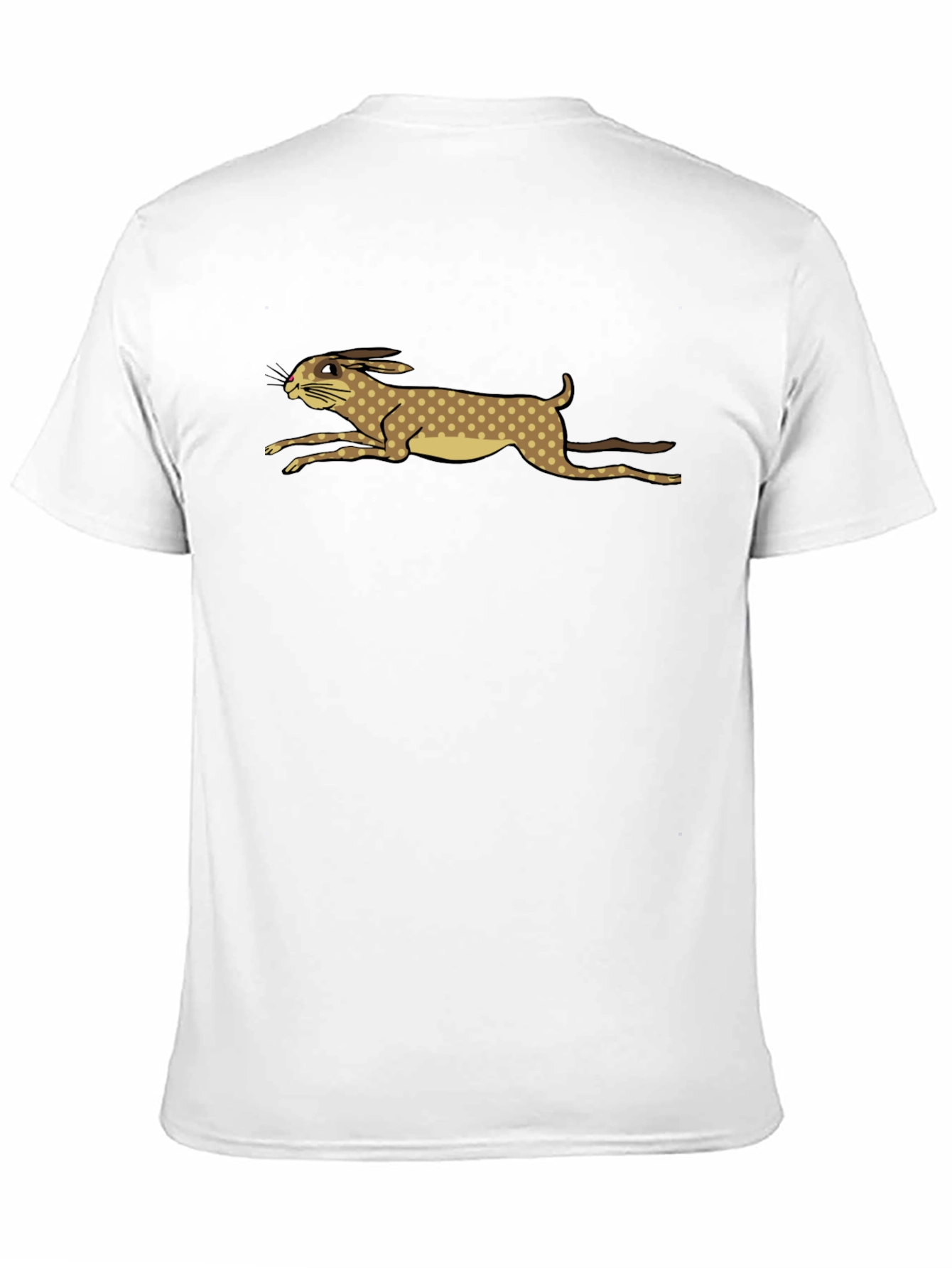 Rabbit Run Graphic Tee - Black Cotton Casual Top