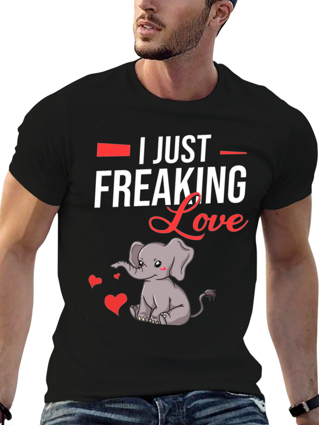 I Just Freaking Love Elephants T-Shirt