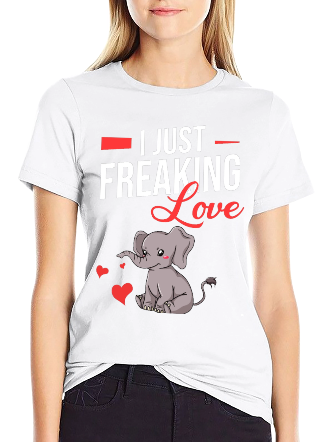 I Just Freaking Love Elephants T-Shirt