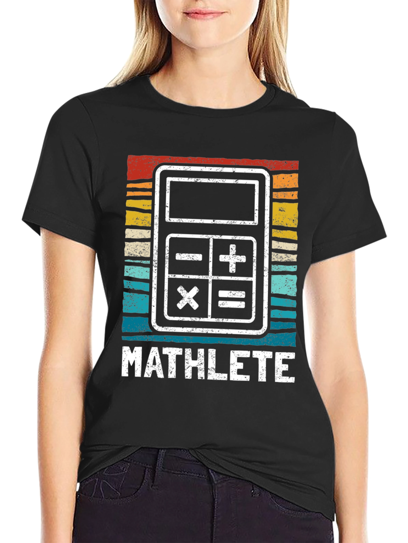 Mathlete Calculator Graphic Tee