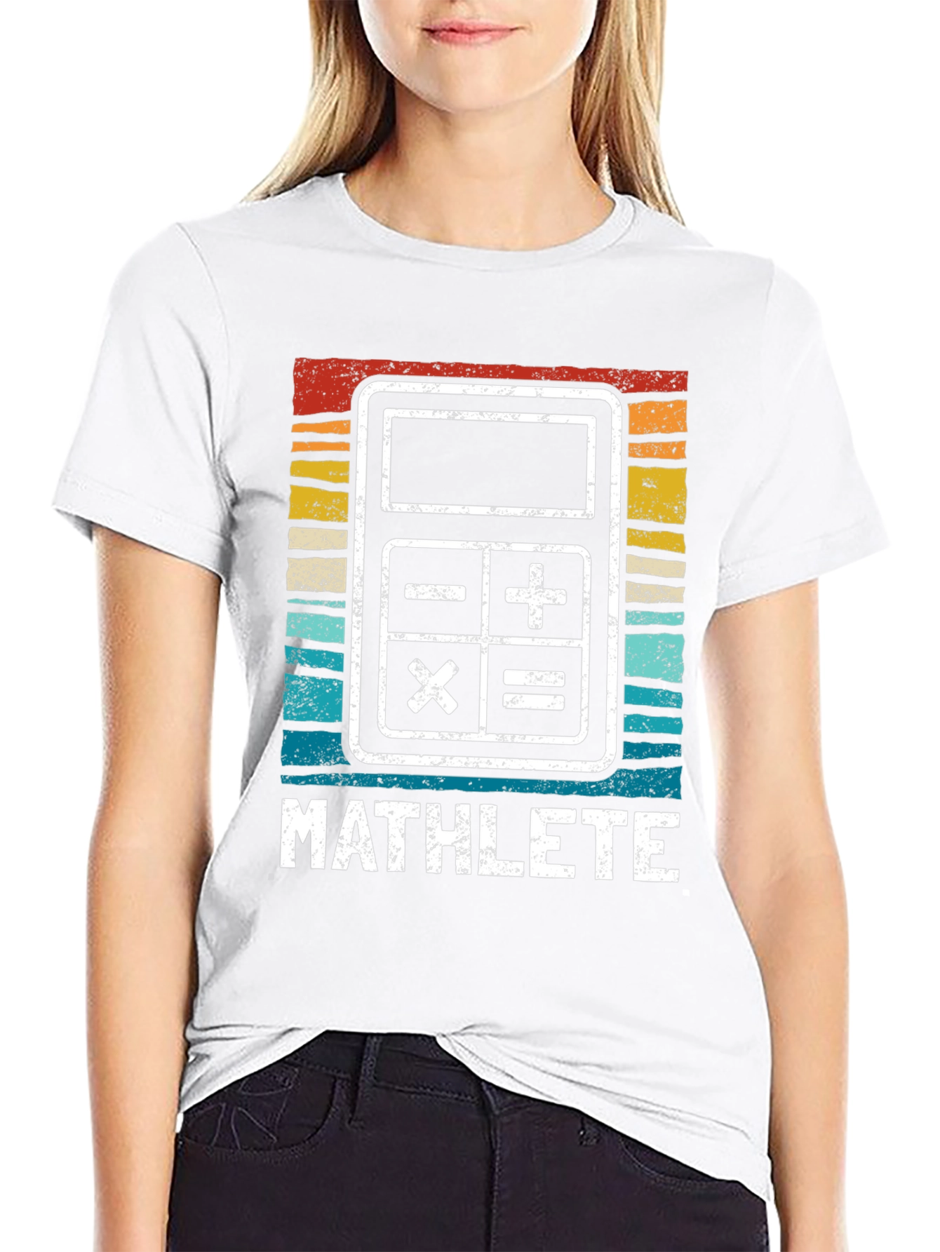 Mathlete Calculator Graphic Tee