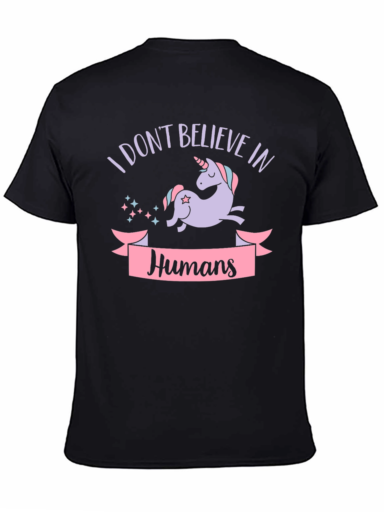 I Dont Believe In Humans Unicorn Graphic Tee