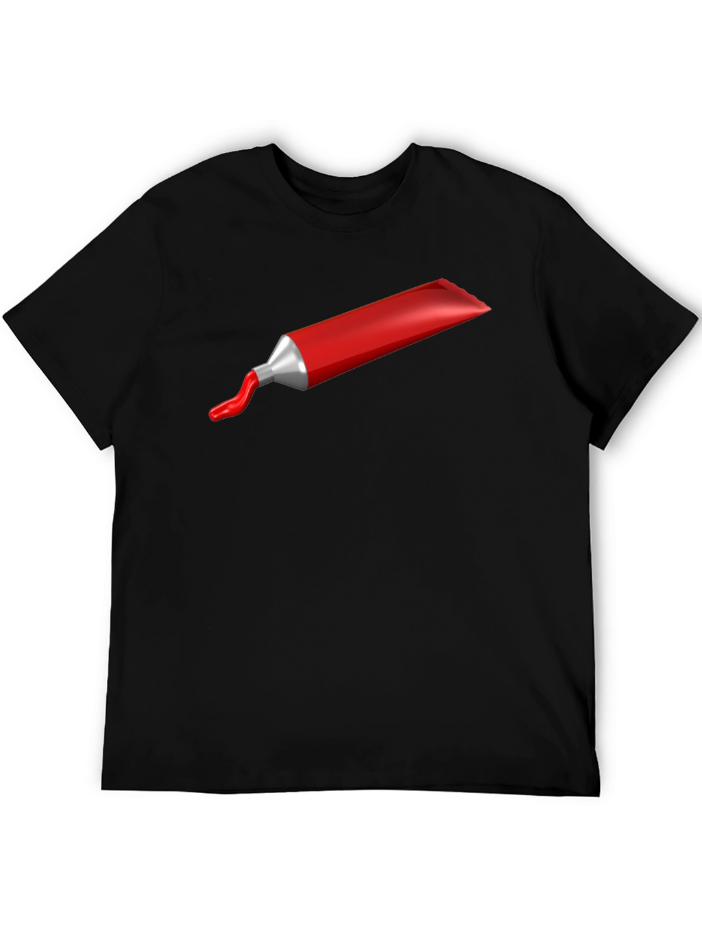 Red Paint Tube Graphic T-Shirt