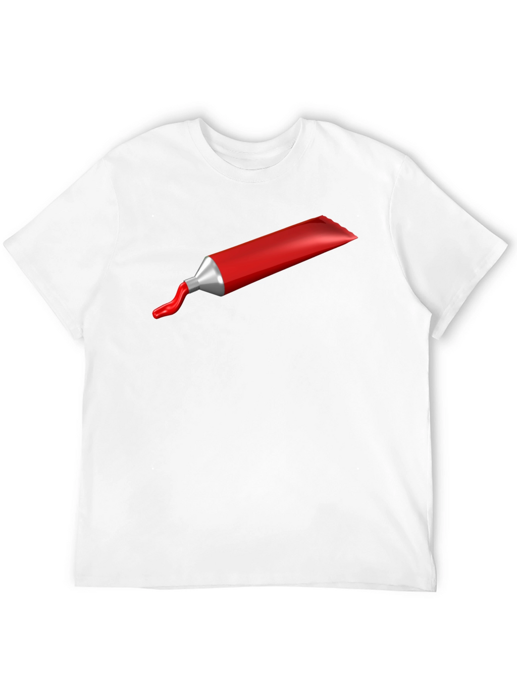 Red Paint Tube Graphic T-Shirt