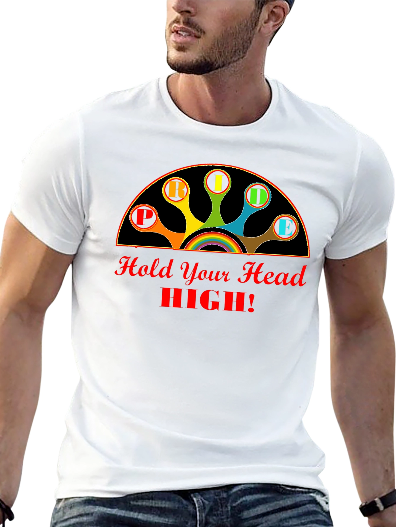 Pride Hold Your Head High Graphic Tee