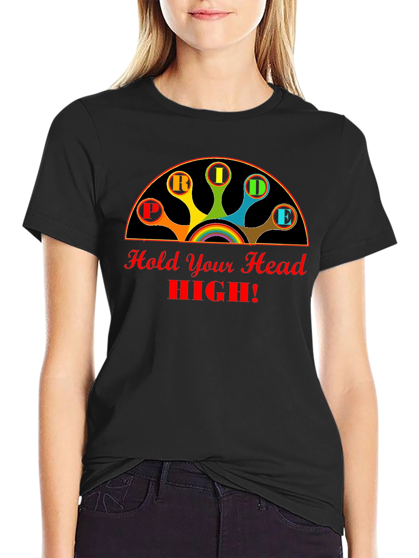 Pride Hold Your Head High Graphic Tee