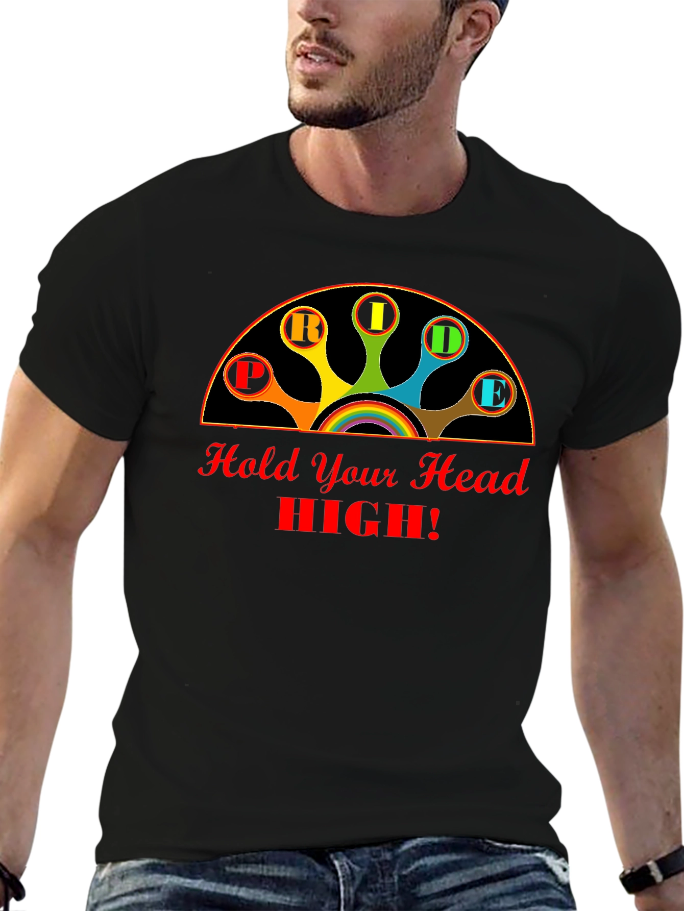 Pride Hold Your Head High Graphic Tee