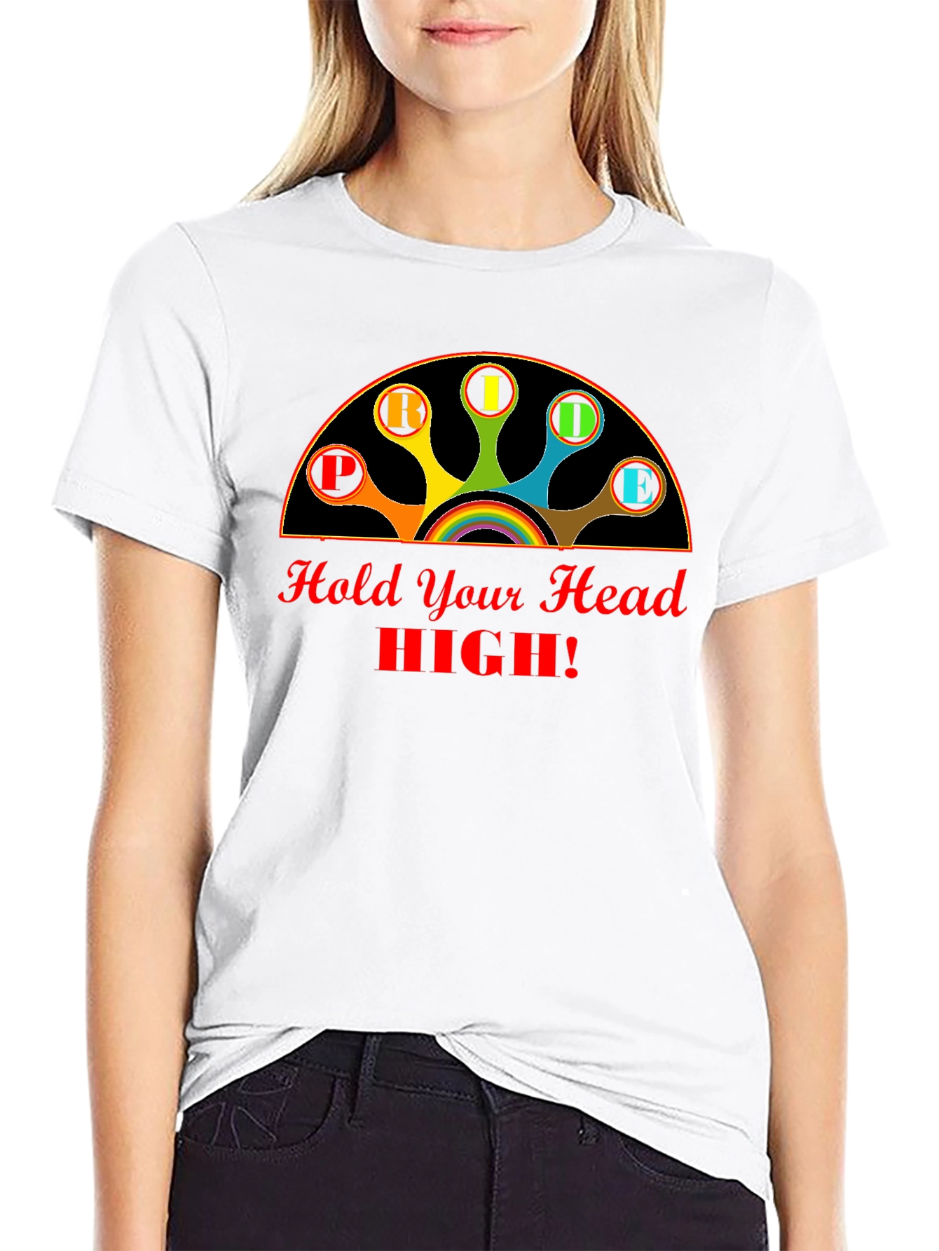 Pride Hold Your Head High Graphic Tee