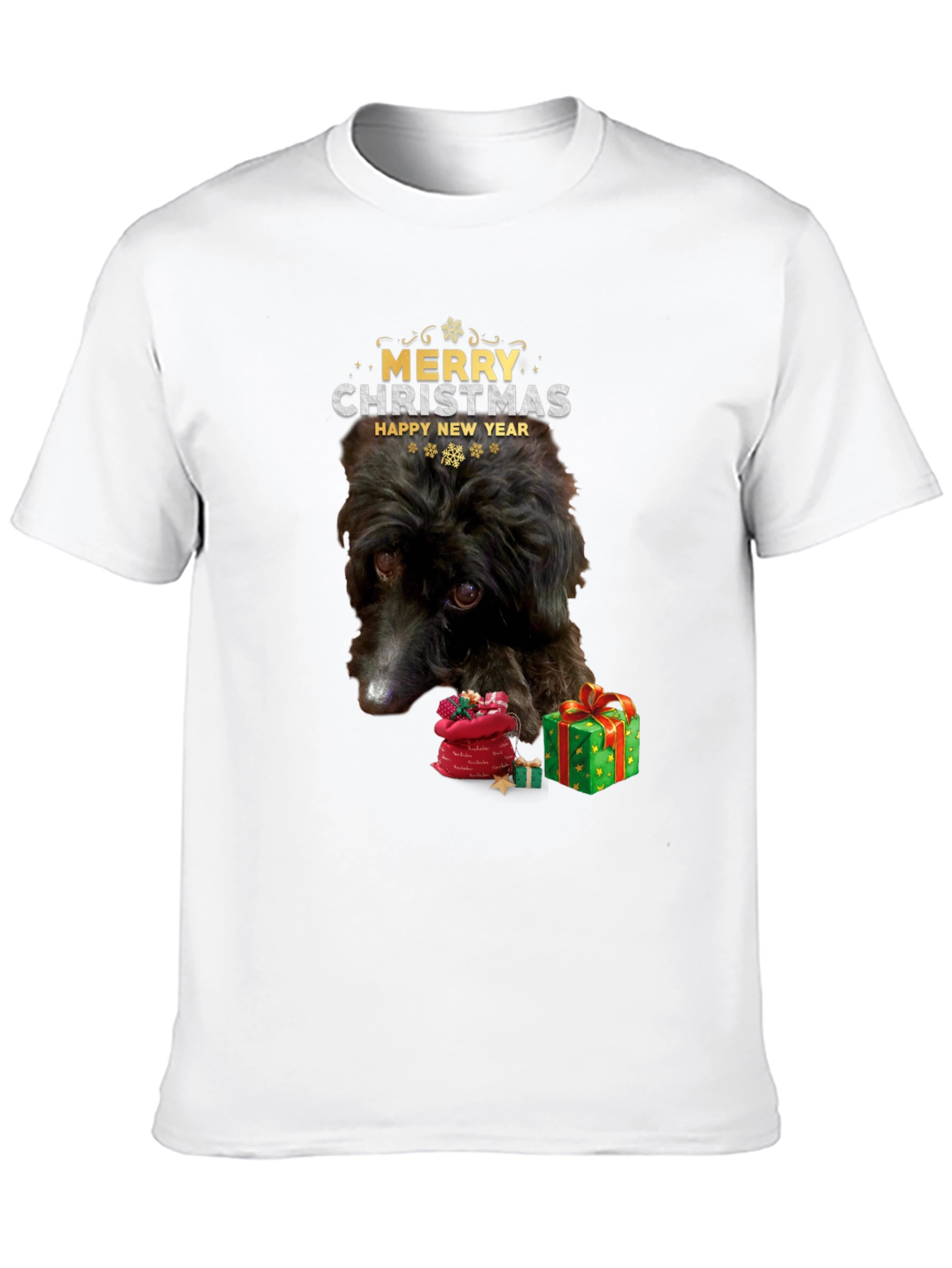 Festive Dog Christmas T-Shirt