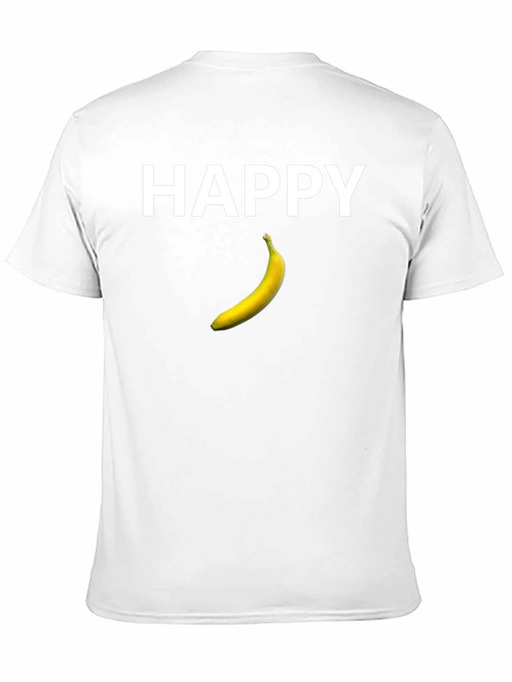 Happy Banana Graphic Tee - Black Cotton T-Shirt