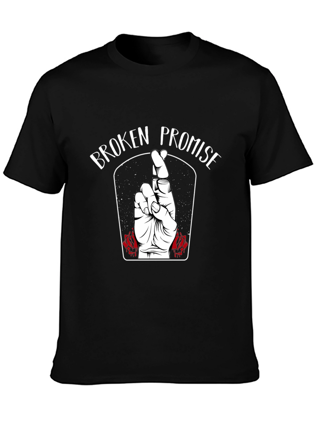 Broken Promise Graphic Tee - Black