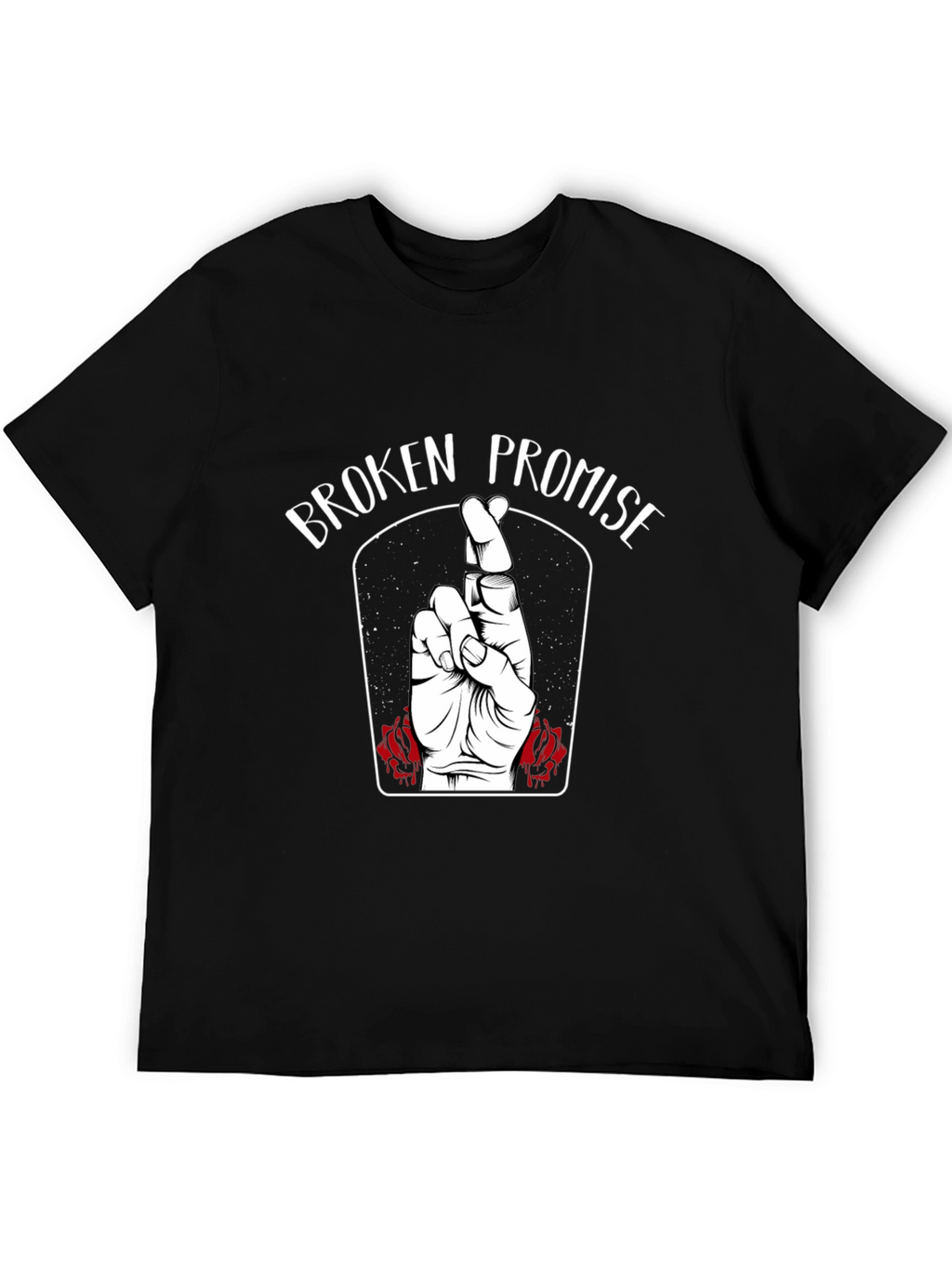 Broken Promise Graphic Tee - Black