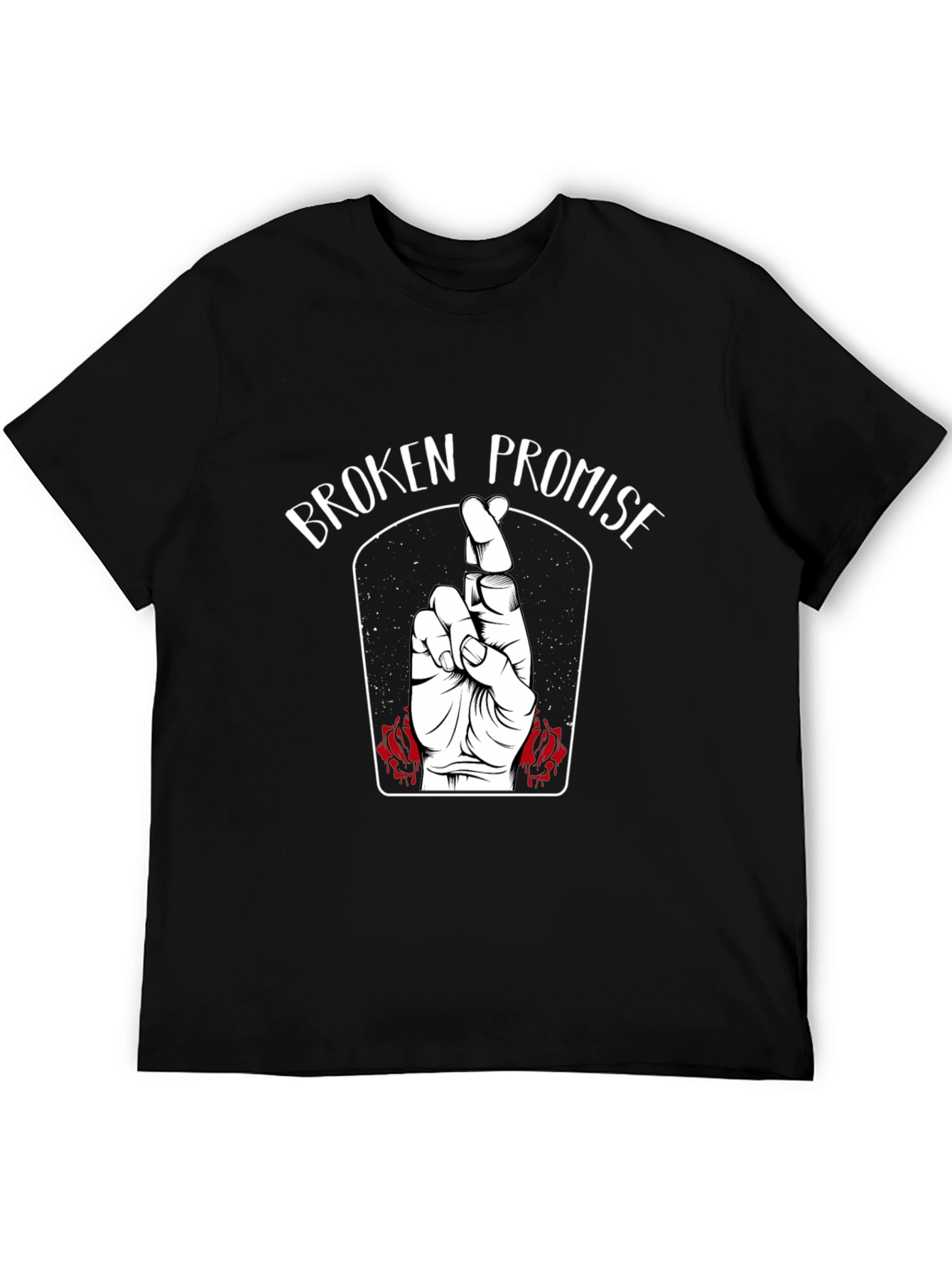 Broken Promise Graphic Tee - Black
