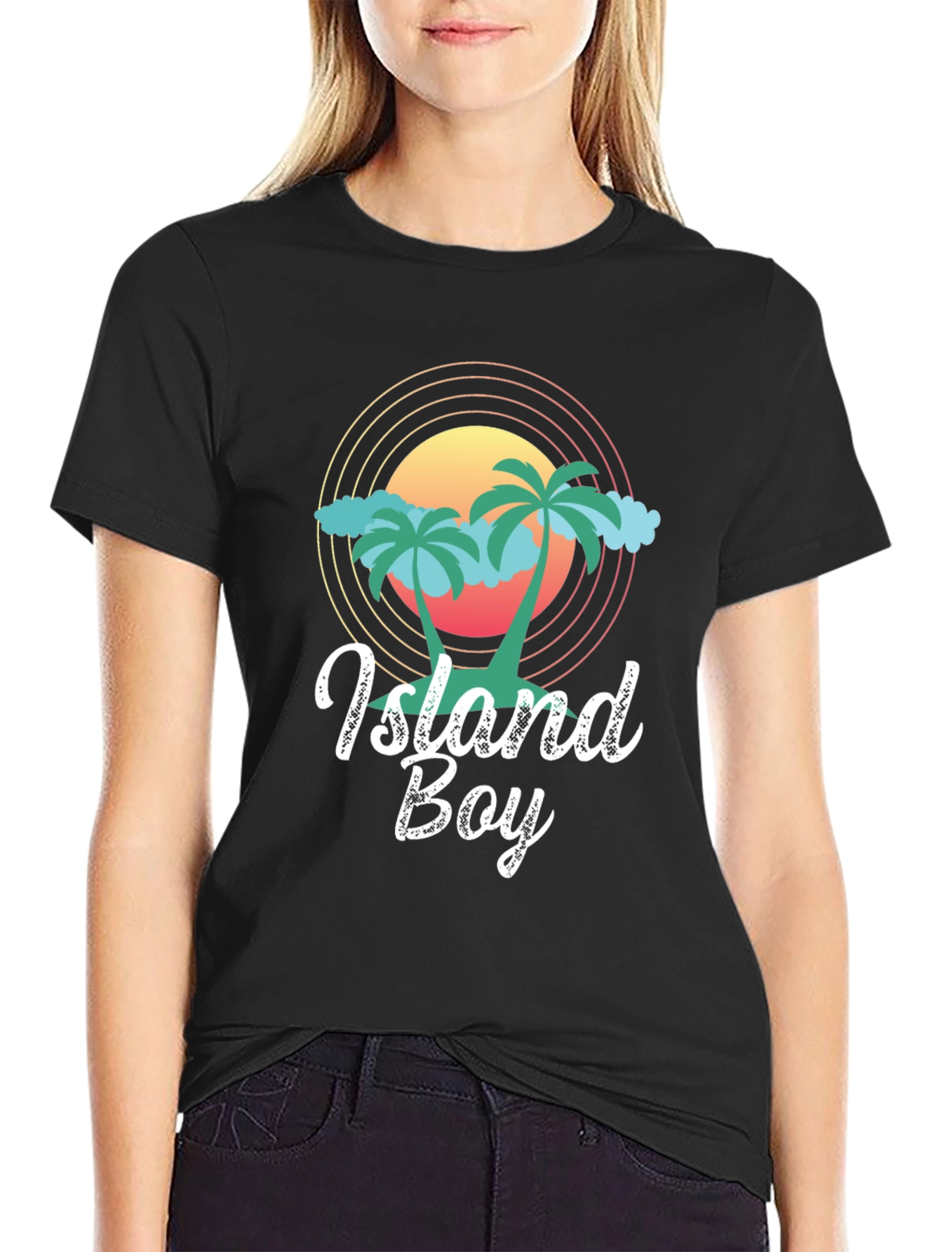 Island Boy Graphic Tee - Tropical Vibe