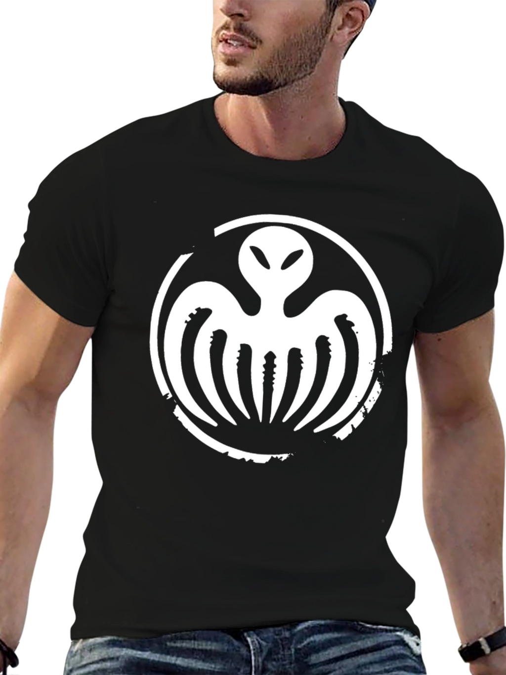 Spectre Octopus Graphic Black T-Shirt