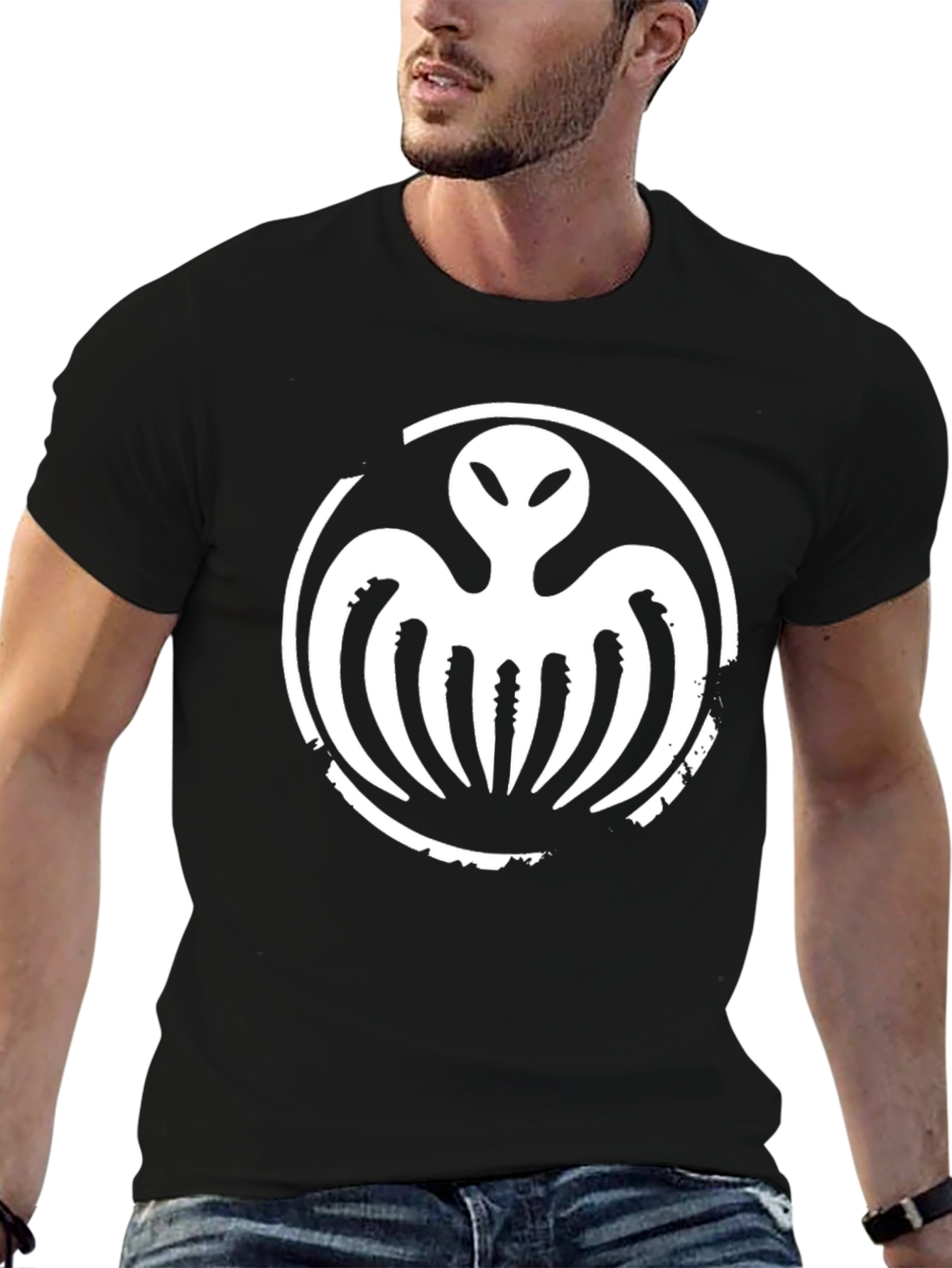 Spectre Octopus Graphic Black T-Shirt