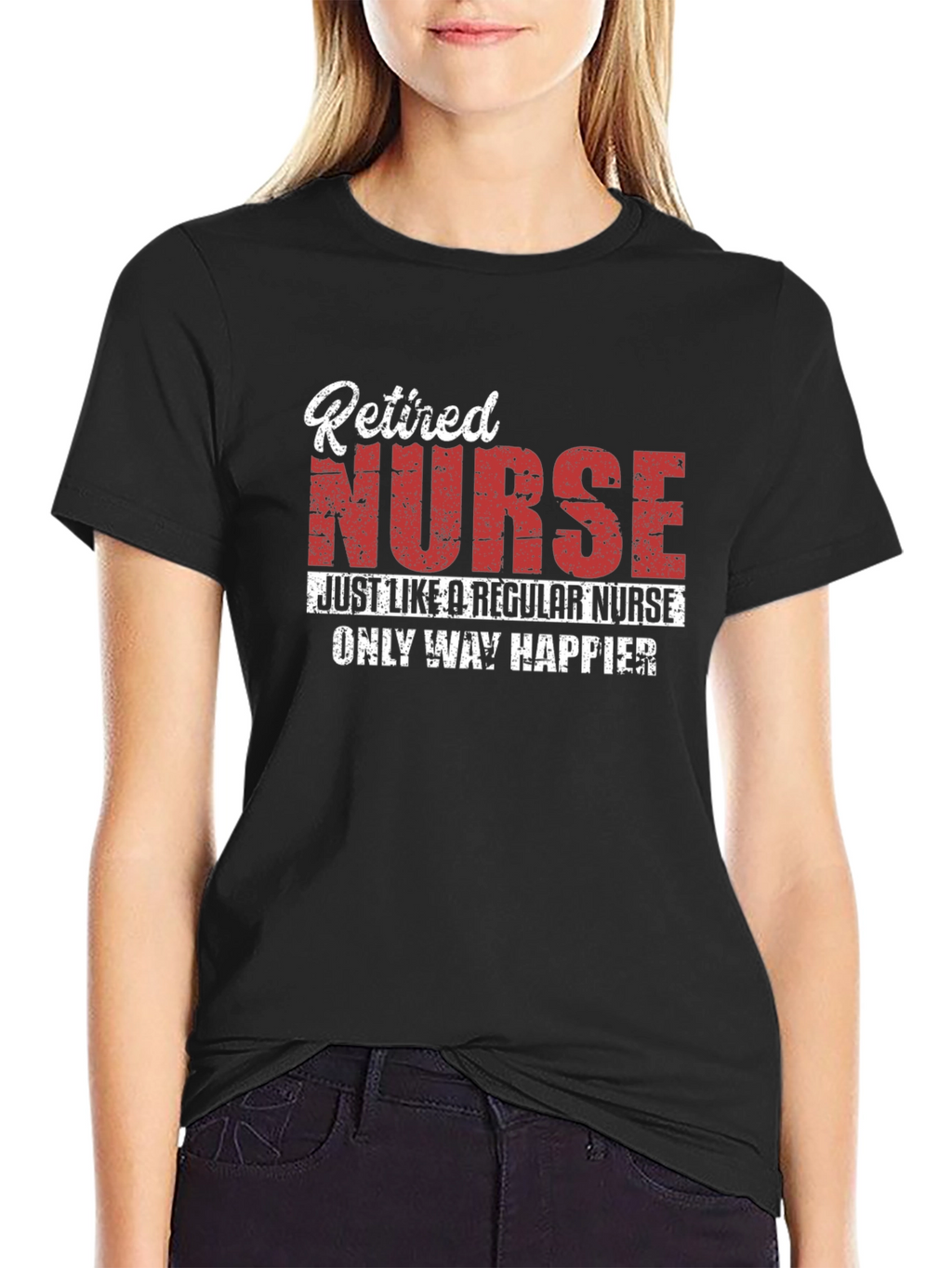 Retired Nurse T-Shirt - Happier Than Ever!