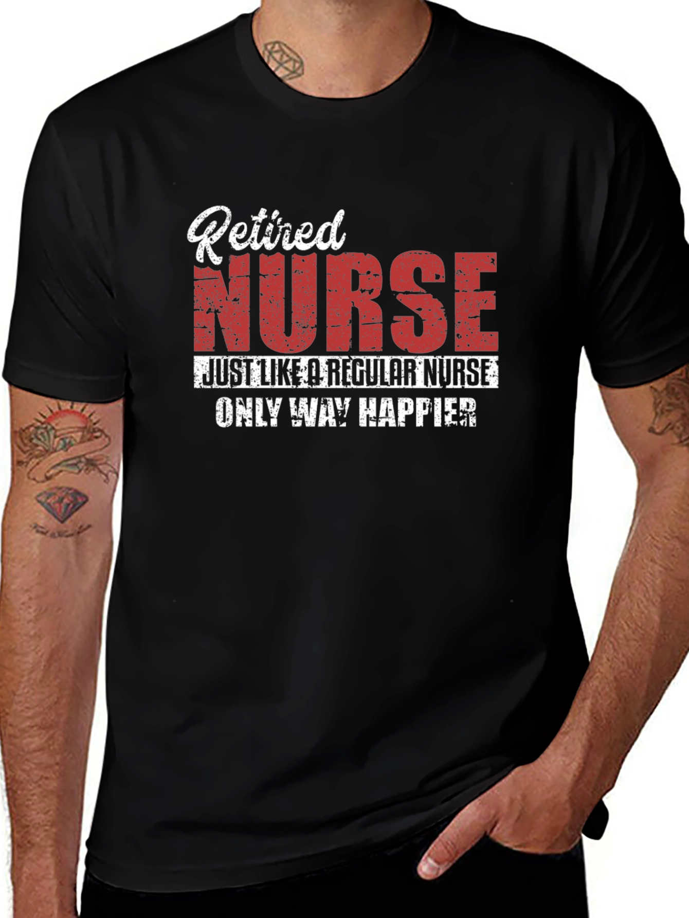 Retired Nurse T-Shirt - Happier Than Ever!