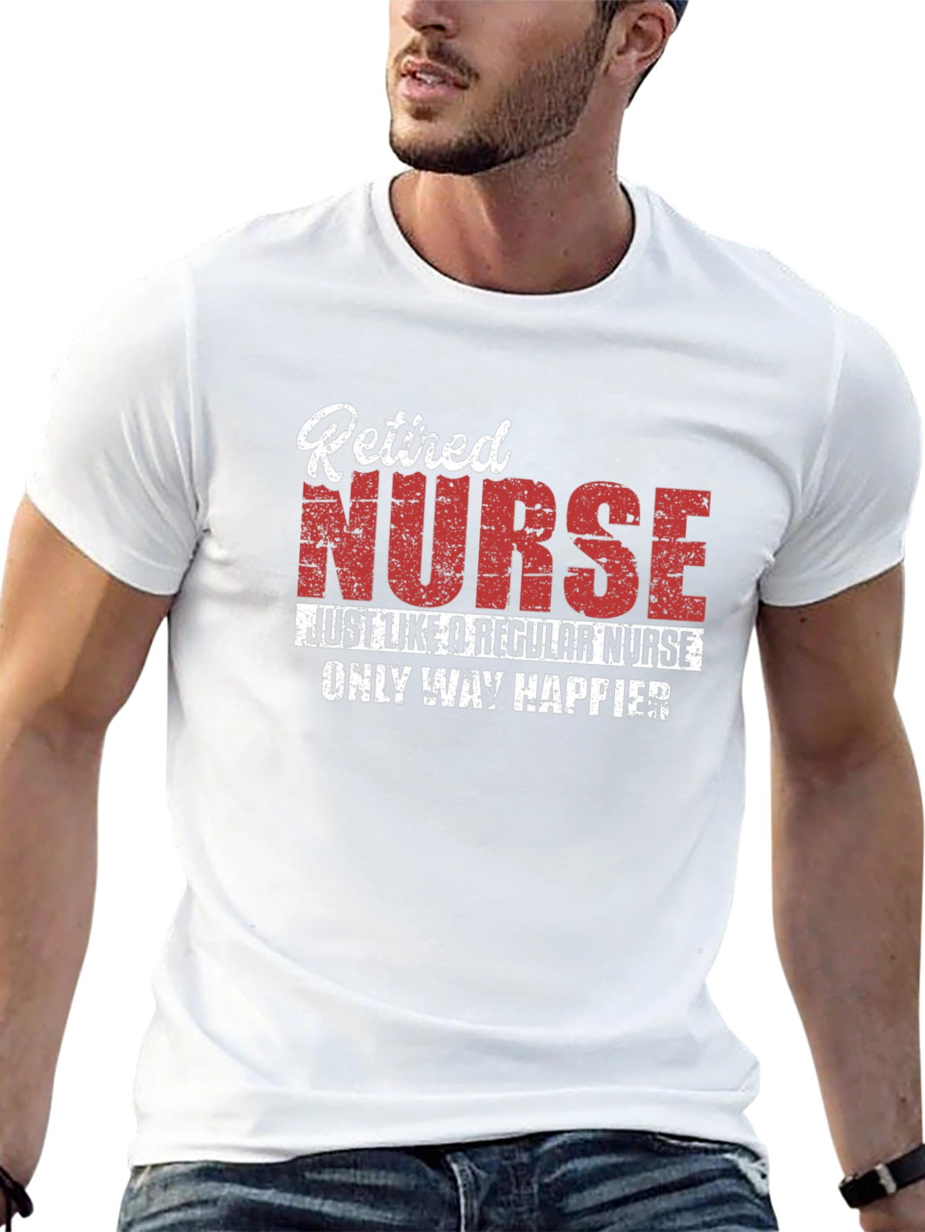 Retired Nurse T-Shirt - Happier Than Ever!