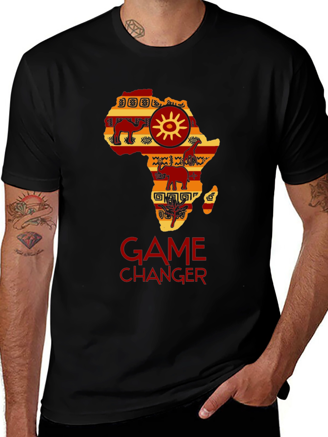Game Changer African Continent T-Shirt