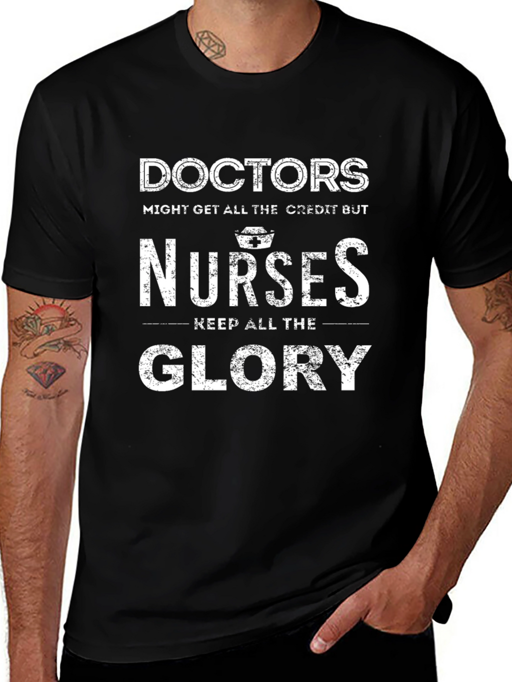 Doctors vs. Nurses T-Shirt - Healthcare Hero Apparel