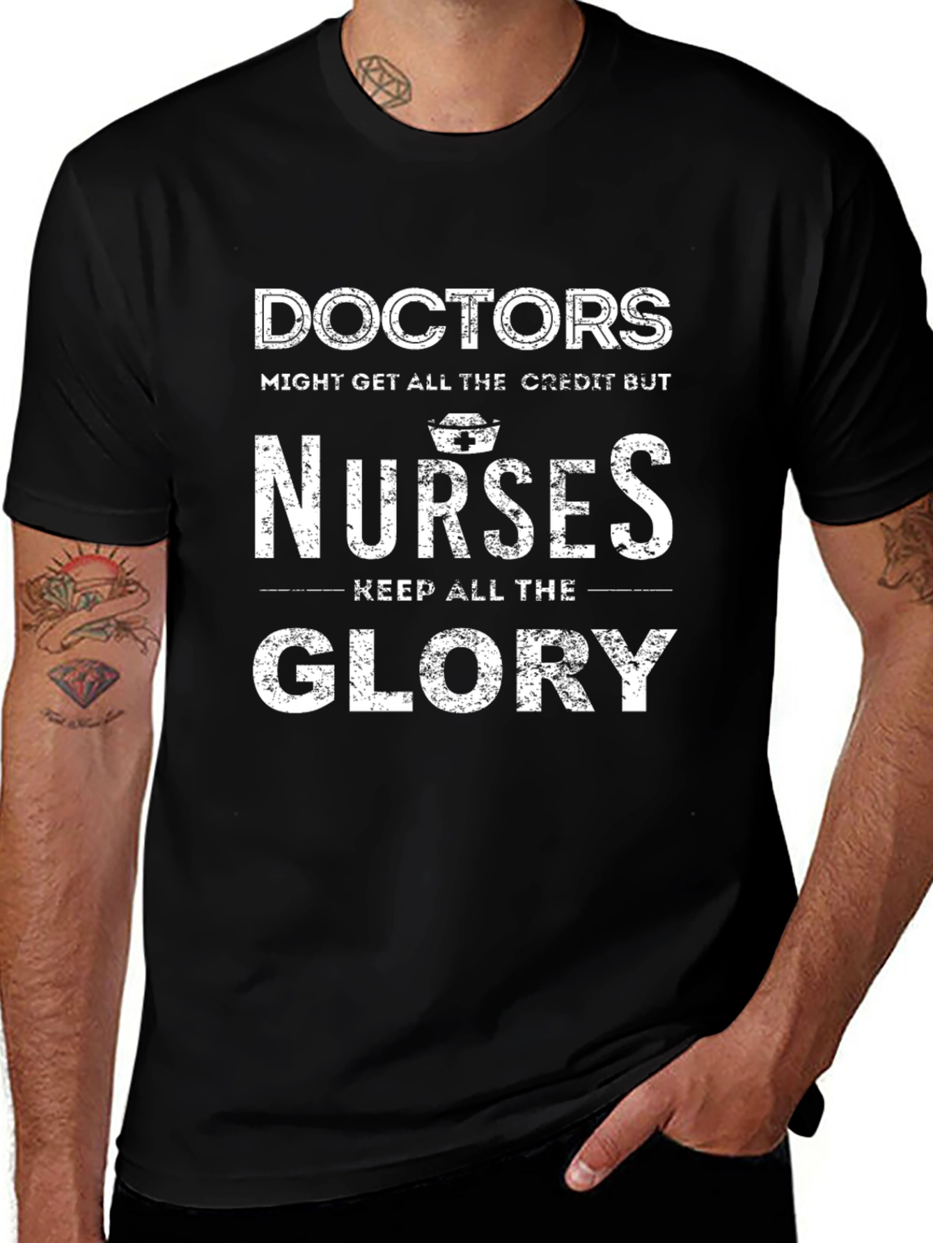 Doctors vs. Nurses T-Shirt - Healthcare Hero Apparel