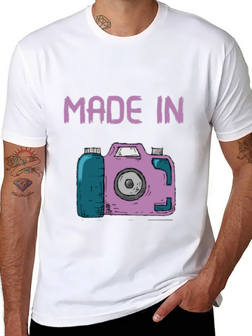 Retro Camera Graphic T-Shirt