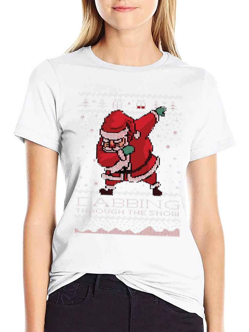 Dabbing Santa Ugly Christmas Sweater T-Shirt