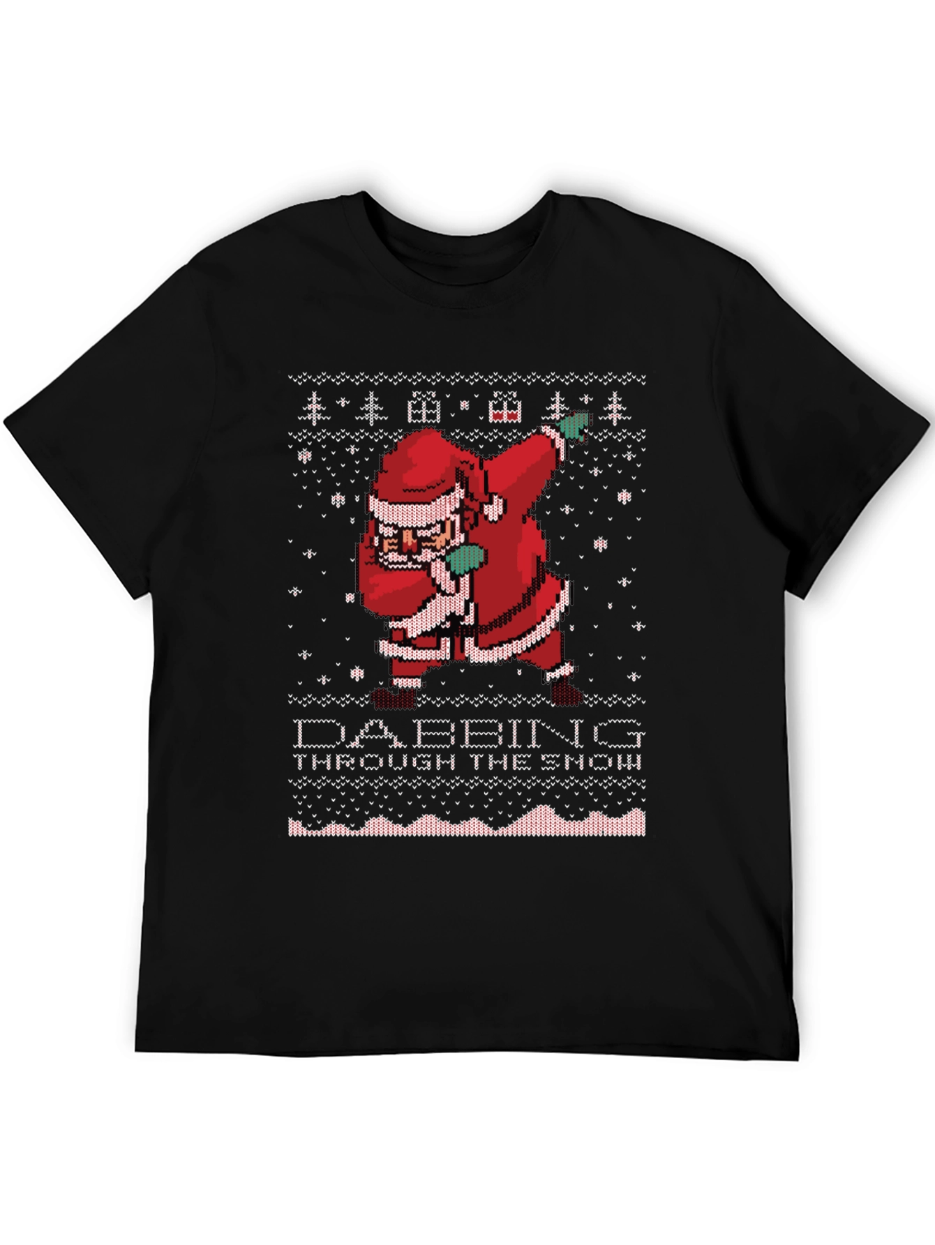 Dabbing Santa Ugly Christmas Sweater T-Shirt