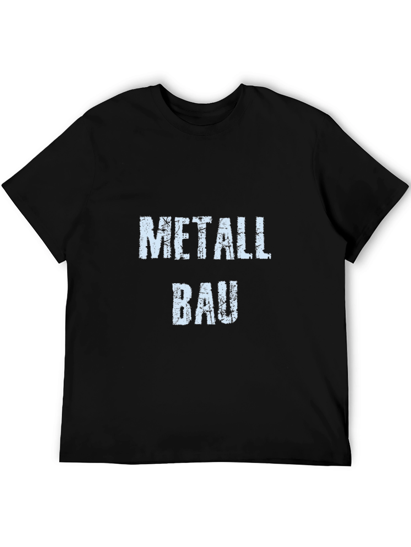 Metall Bau T-Shirt - Black Crew Neck Tee