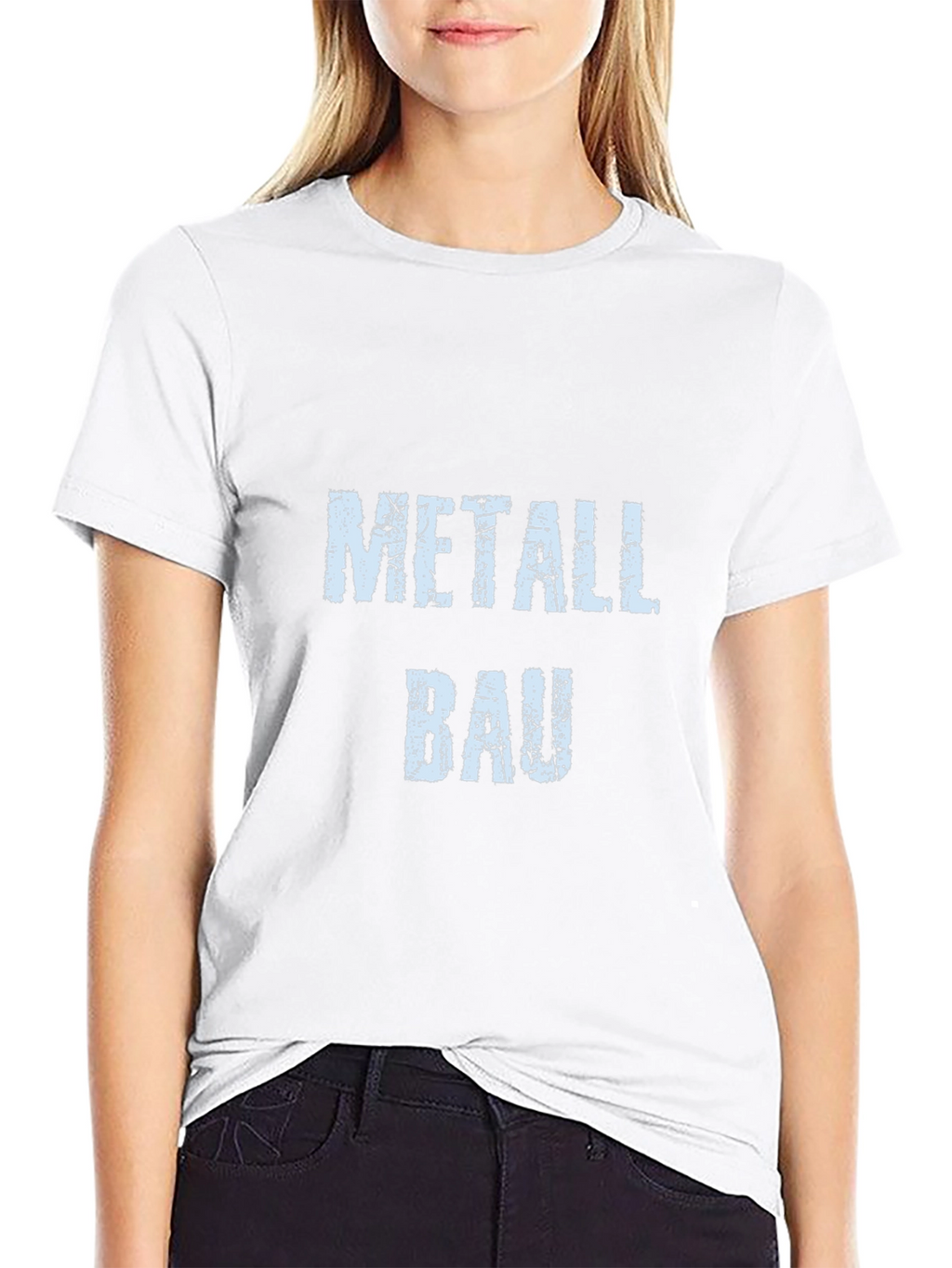 Metall Bau T-Shirt - Black Crew Neck Tee