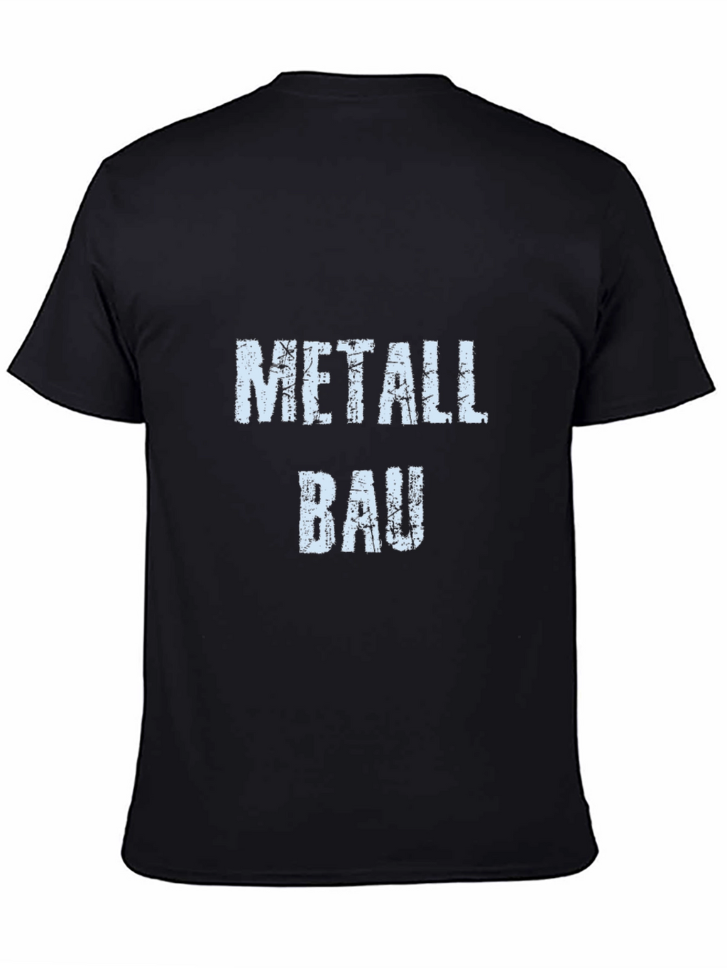 Metall Bau T-Shirt - Black Crew Neck Tee