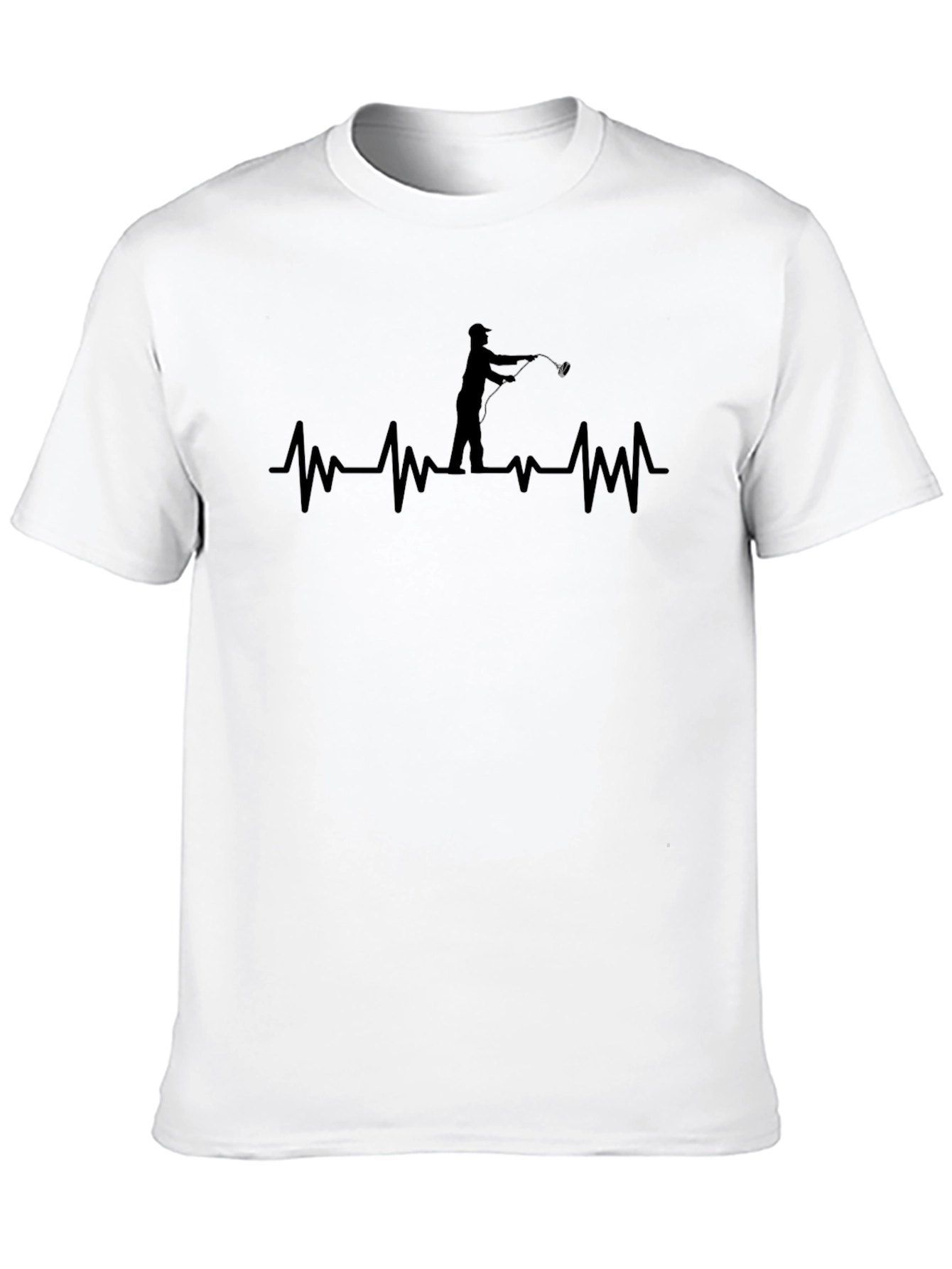 Fishing Heartbeat T-Shirt - Anglers Life