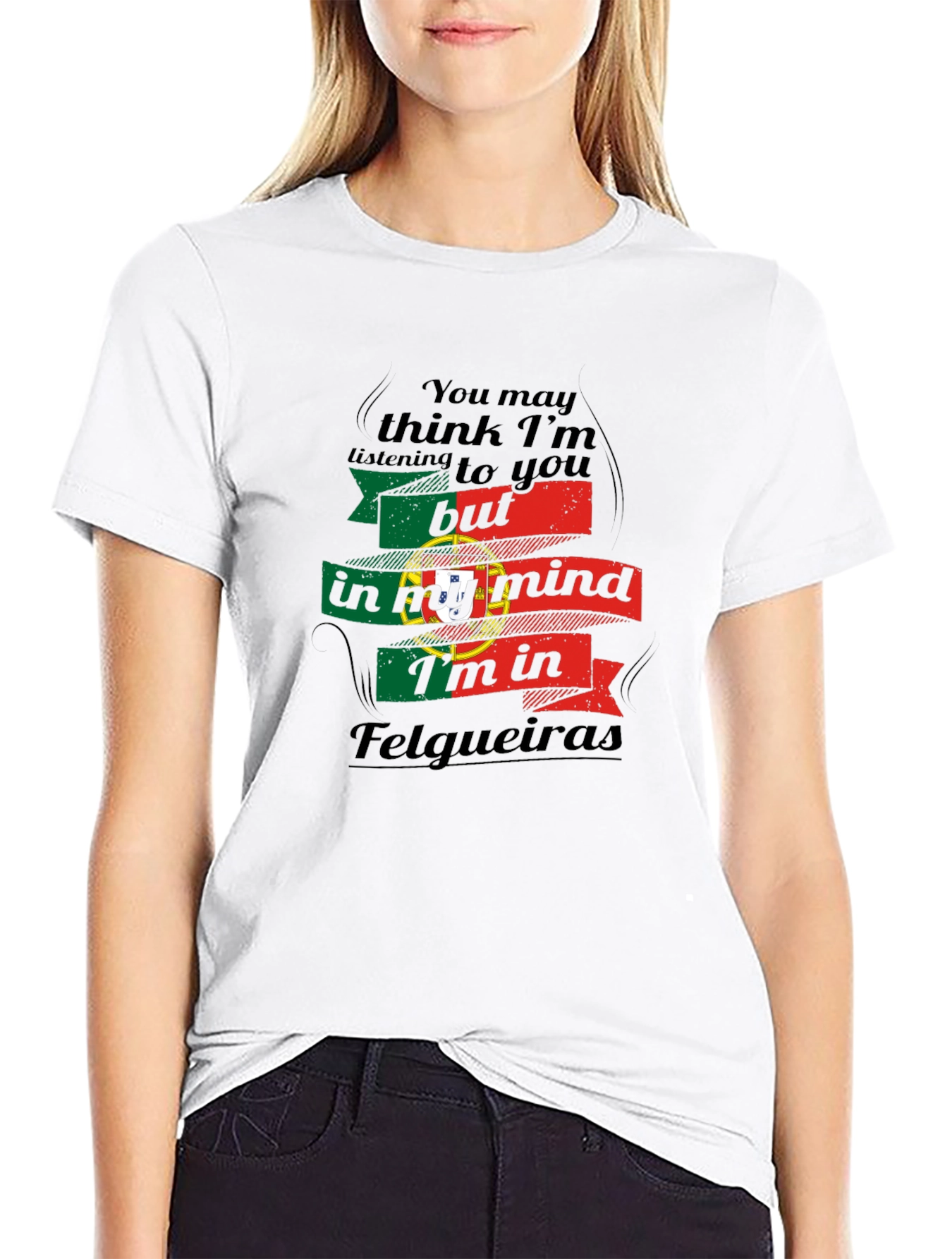 Felgueiras Portugal Mind T-Shirt Cool Souvenir Tee