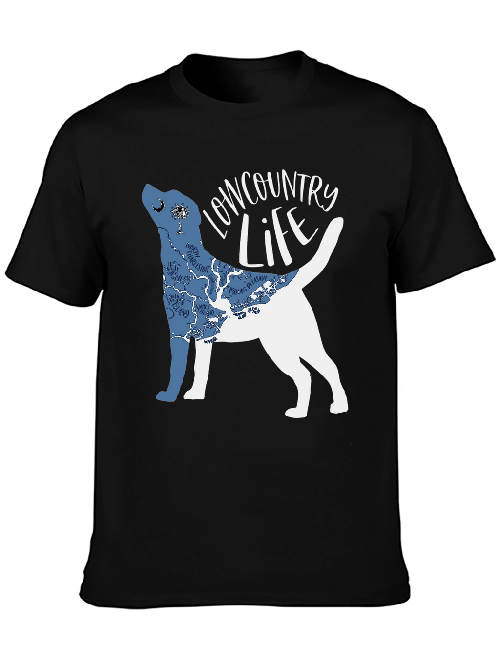 Lowcountry Life Graphic Tee - Black