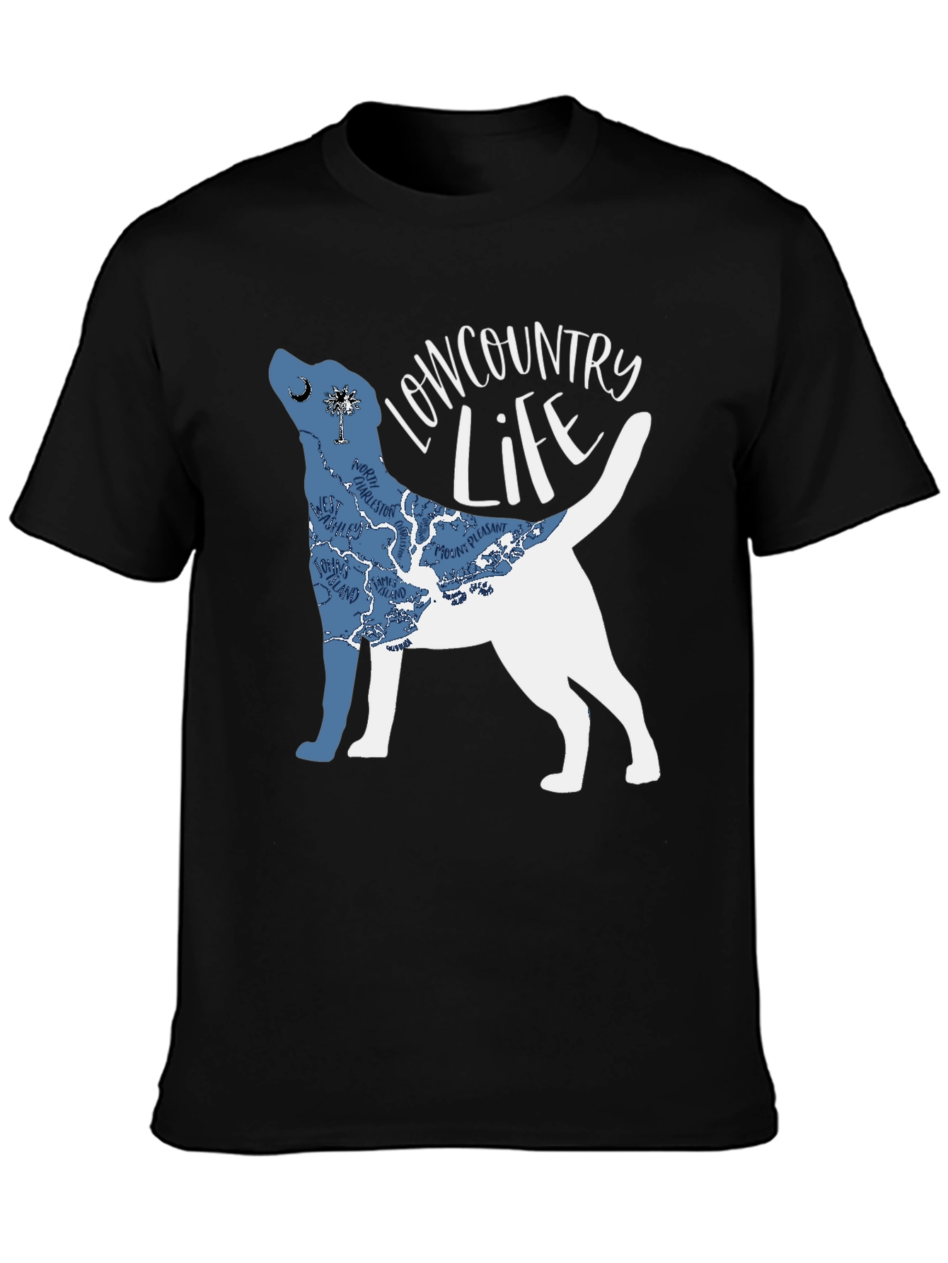 Lowcountry Life Graphic Tee - Black