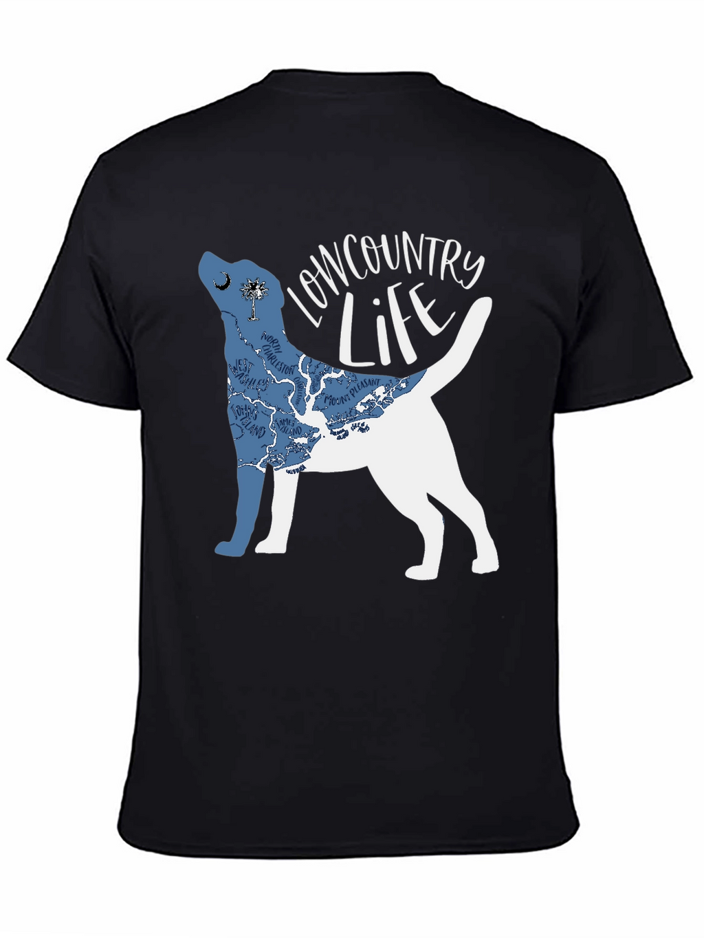 Lowcountry Life Graphic Tee - Black