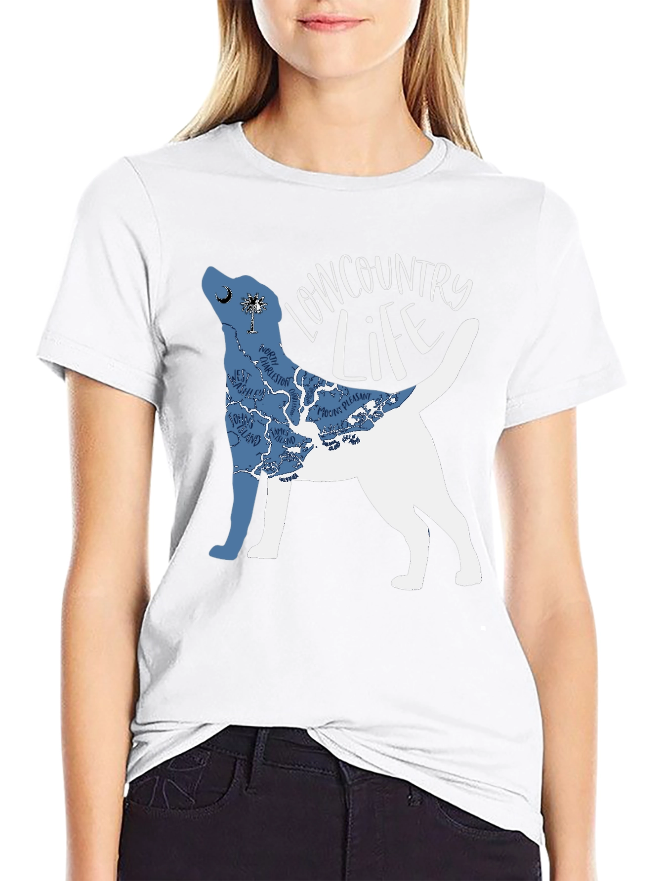 Lowcountry Life Graphic Tee - Black