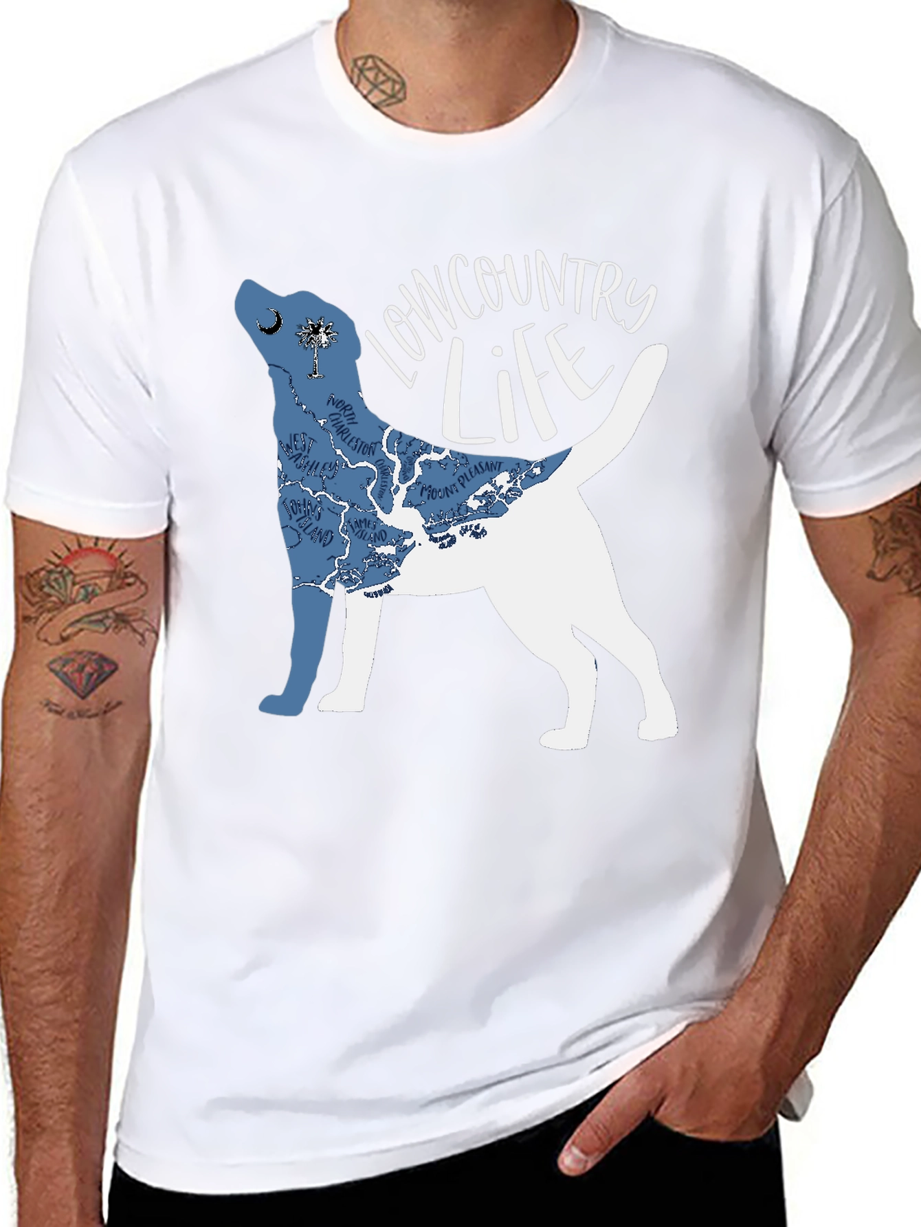 Lowcountry Life Graphic Tee - Black