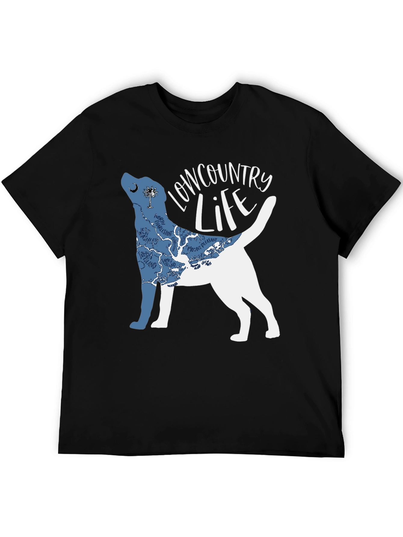 Lowcountry Life Graphic Tee - Black