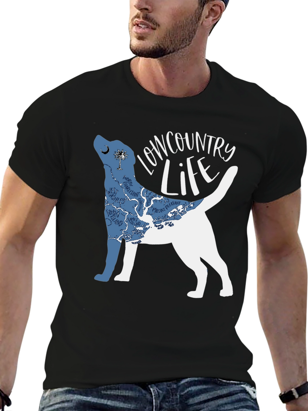 Lowcountry Life Graphic Tee - Black