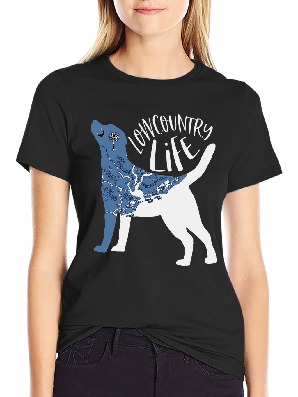 Lowcountry Life Graphic Tee - Black