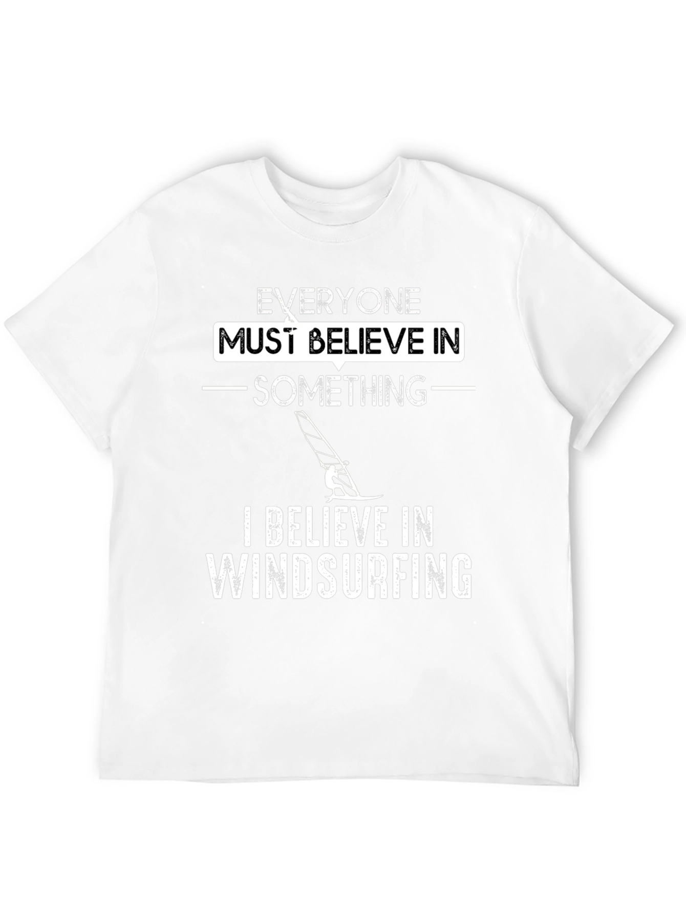 Windsurfing Belief T-Shirt - Unique Design Tee